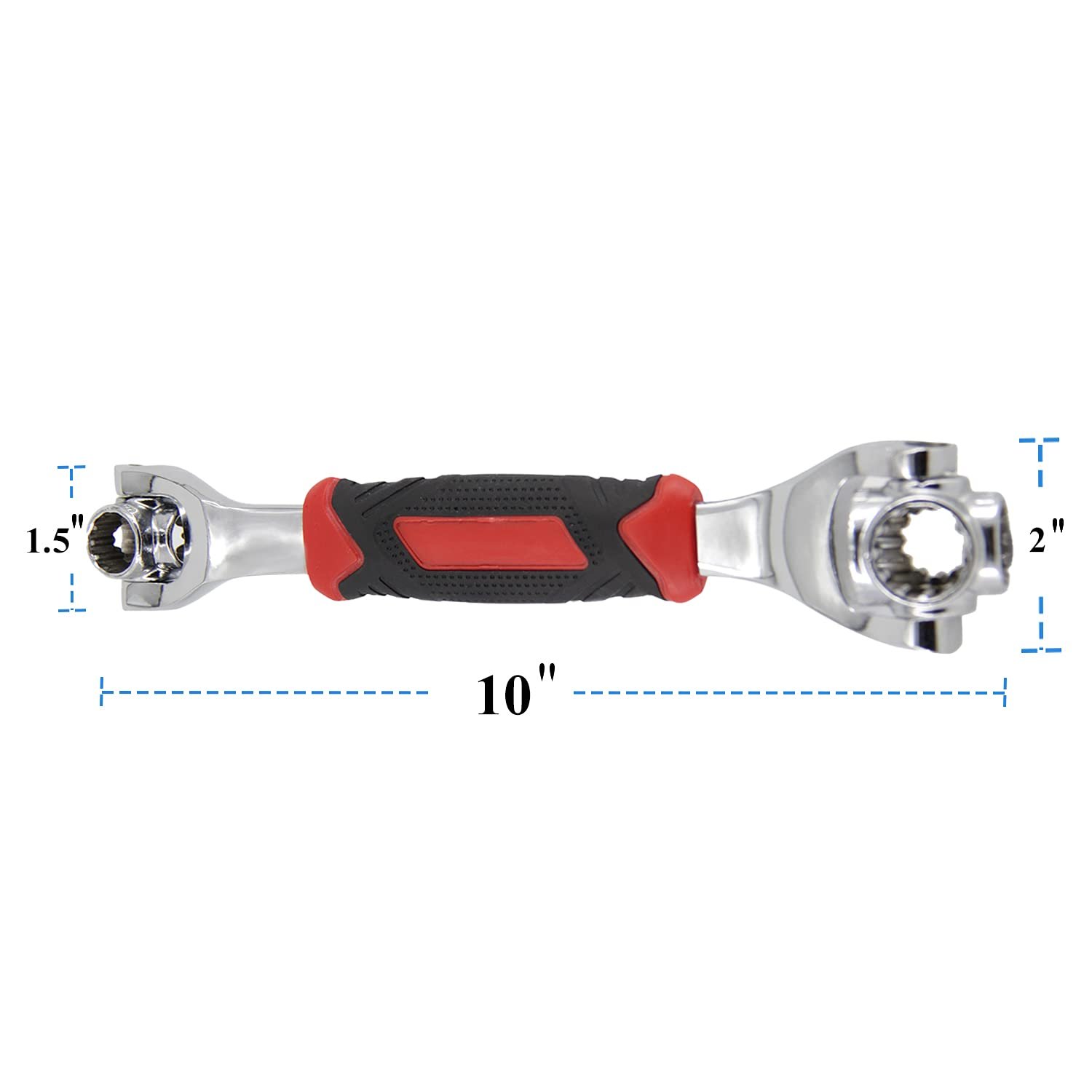GOSWIFT 48 In 1 Universal Socket Wrench, Chrome Vanadium Steel, Multi-function Wrench Tool with 360 Degree Rotating Head Spanner Tool for Home and Car Repair - Image 5