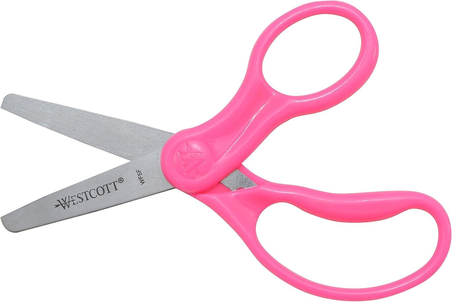 Westcott 5" Hard Handle Kids Scissors, Blunt, Assorted Colors, 2-Pack - Image 13