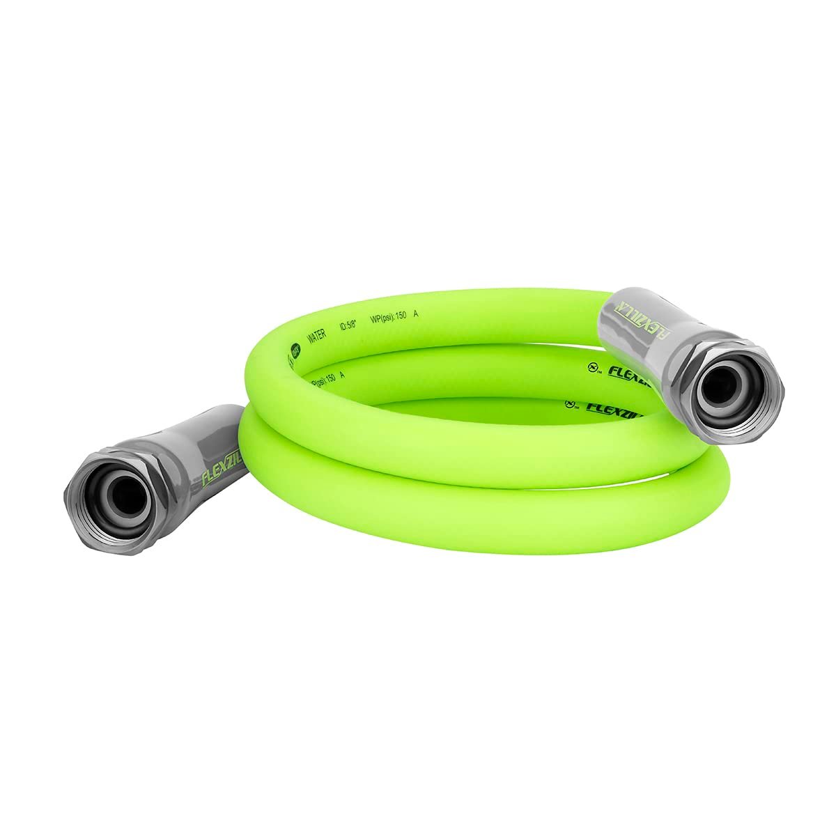 Flexzilla Garden Lead-in Hose, 5/8" x 5', Female/Female 3/4" - 11 1/2 GHT Fittings