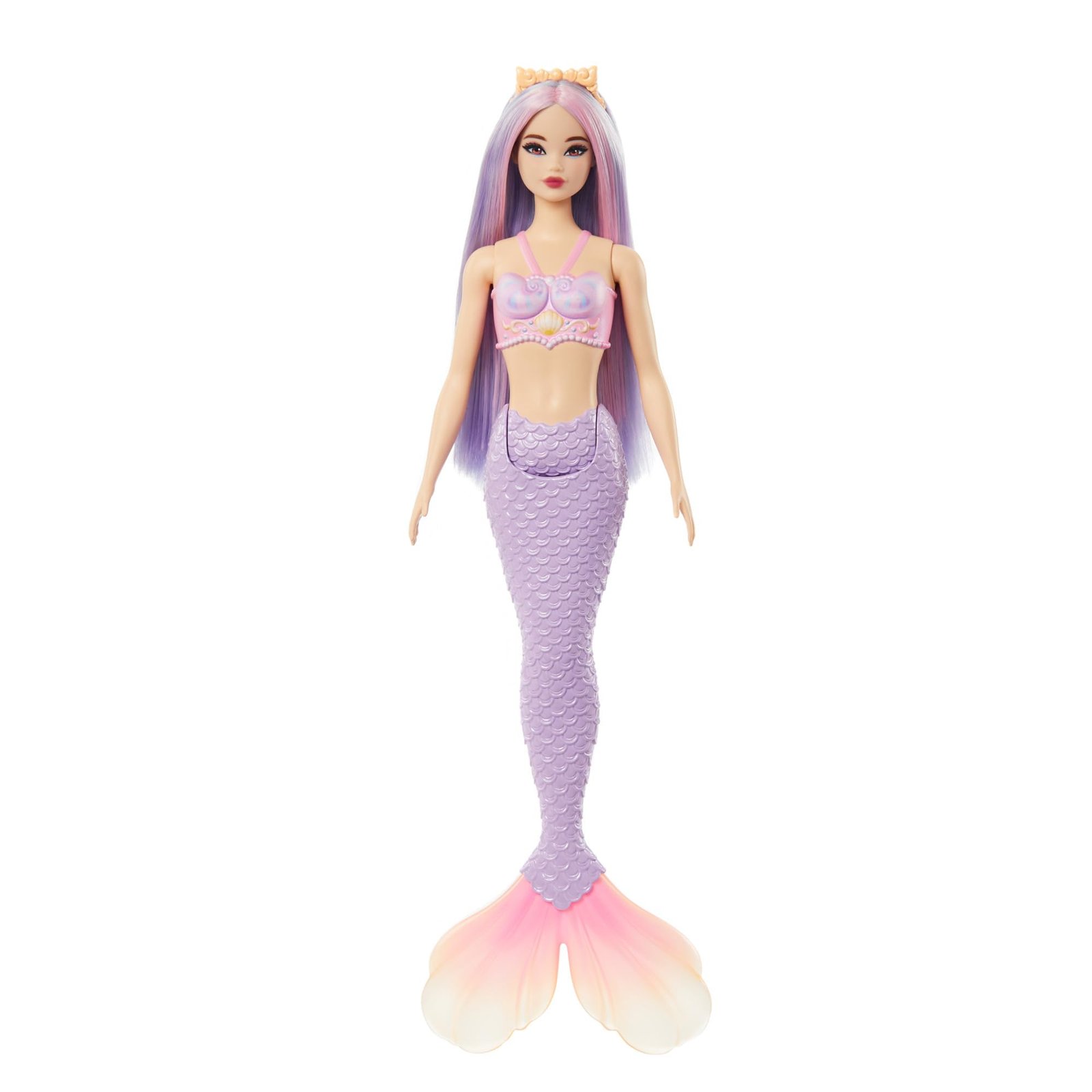 Barbie Mermaid Doll with Pink and Lilac Fantasy Hair and Accessory