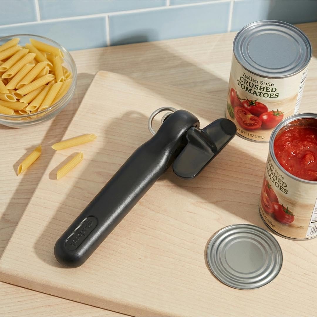 GoodCook Safe-Cut Can Opener with Easy Turn Knob, Black - Image 3