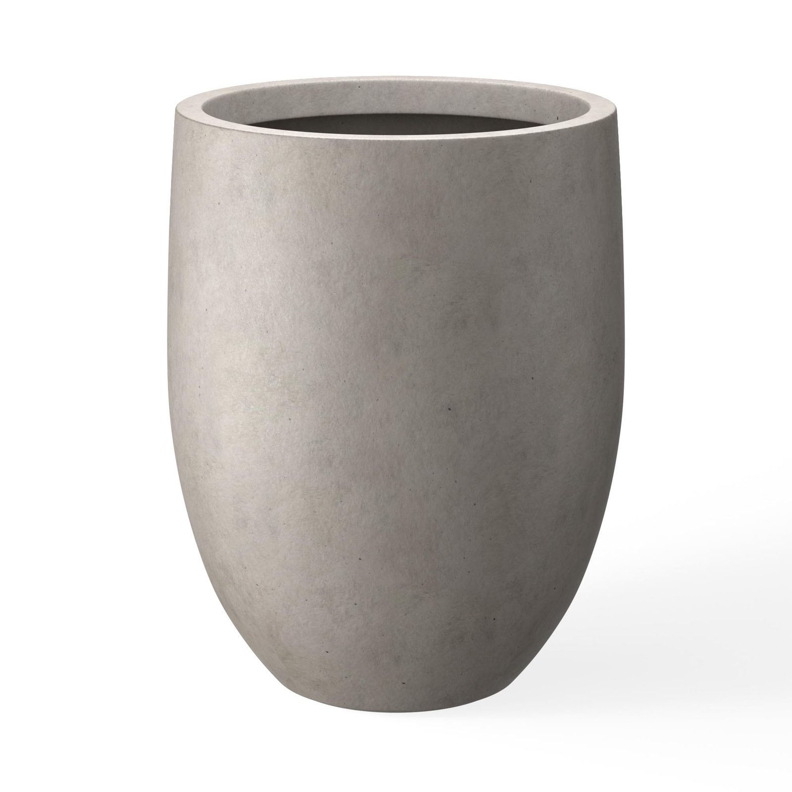 Kante Tall Concrete Planter, 21.7" Modern Floor Pot for Plants