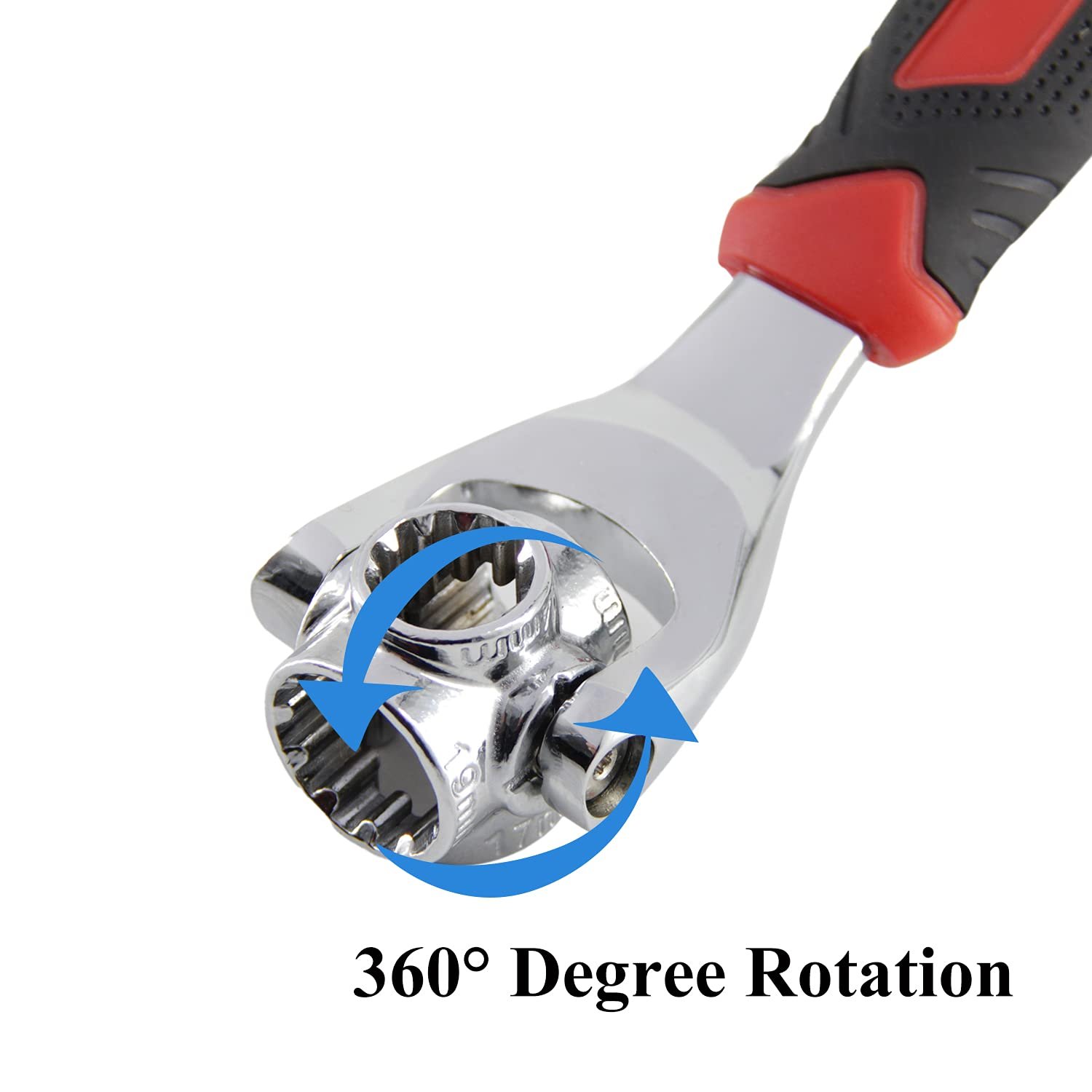 GOSWIFT 48 In 1 Universal Socket Wrench, Chrome Vanadium Steel, Multi-function Wrench Tool with 360 Degree Rotating Head Spanner Tool for Home and Car Repair - Image 3