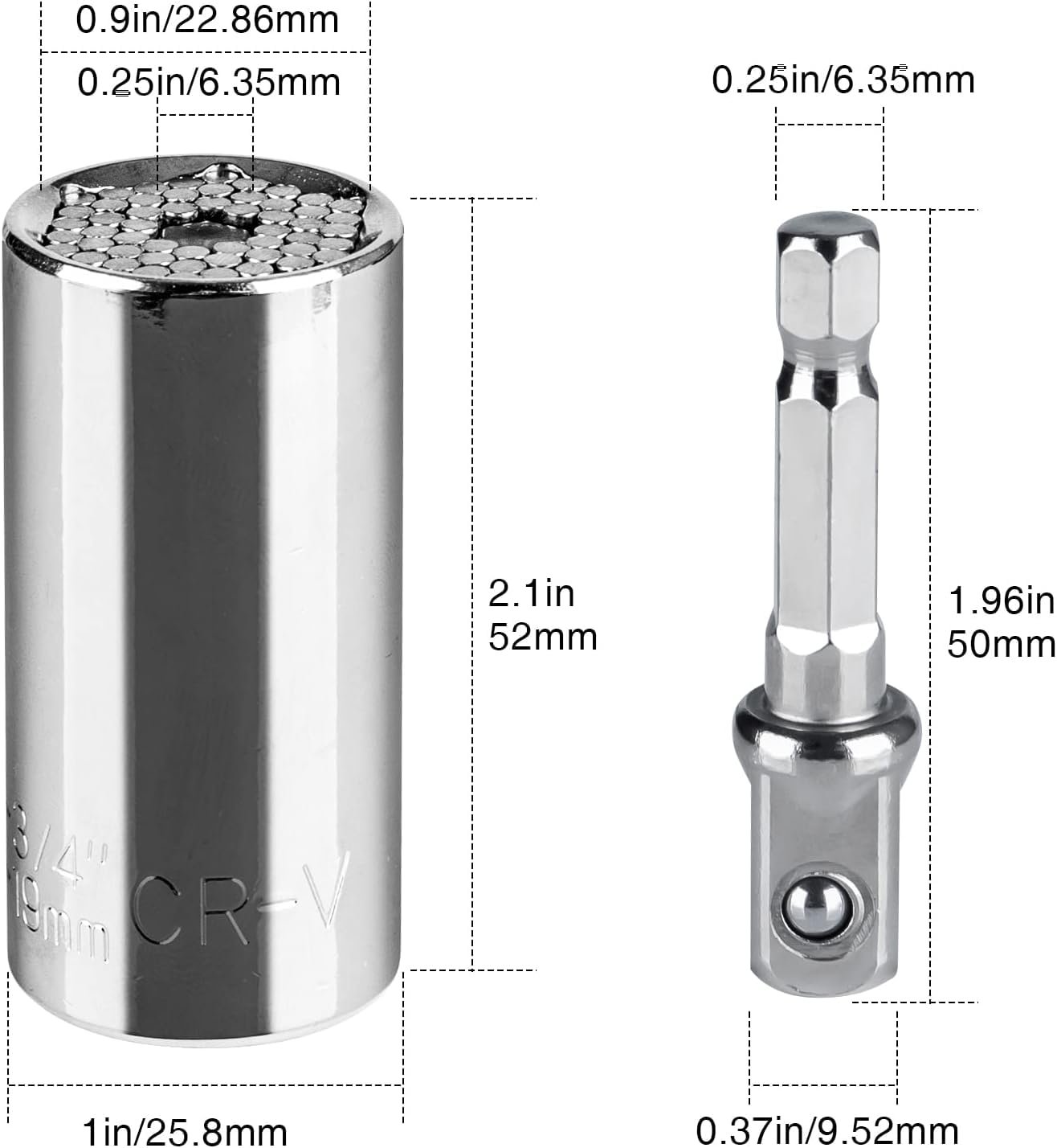 Geekman Stocking Stuffers for Men,Universal Socket Tools Men Gifts - Image 2
