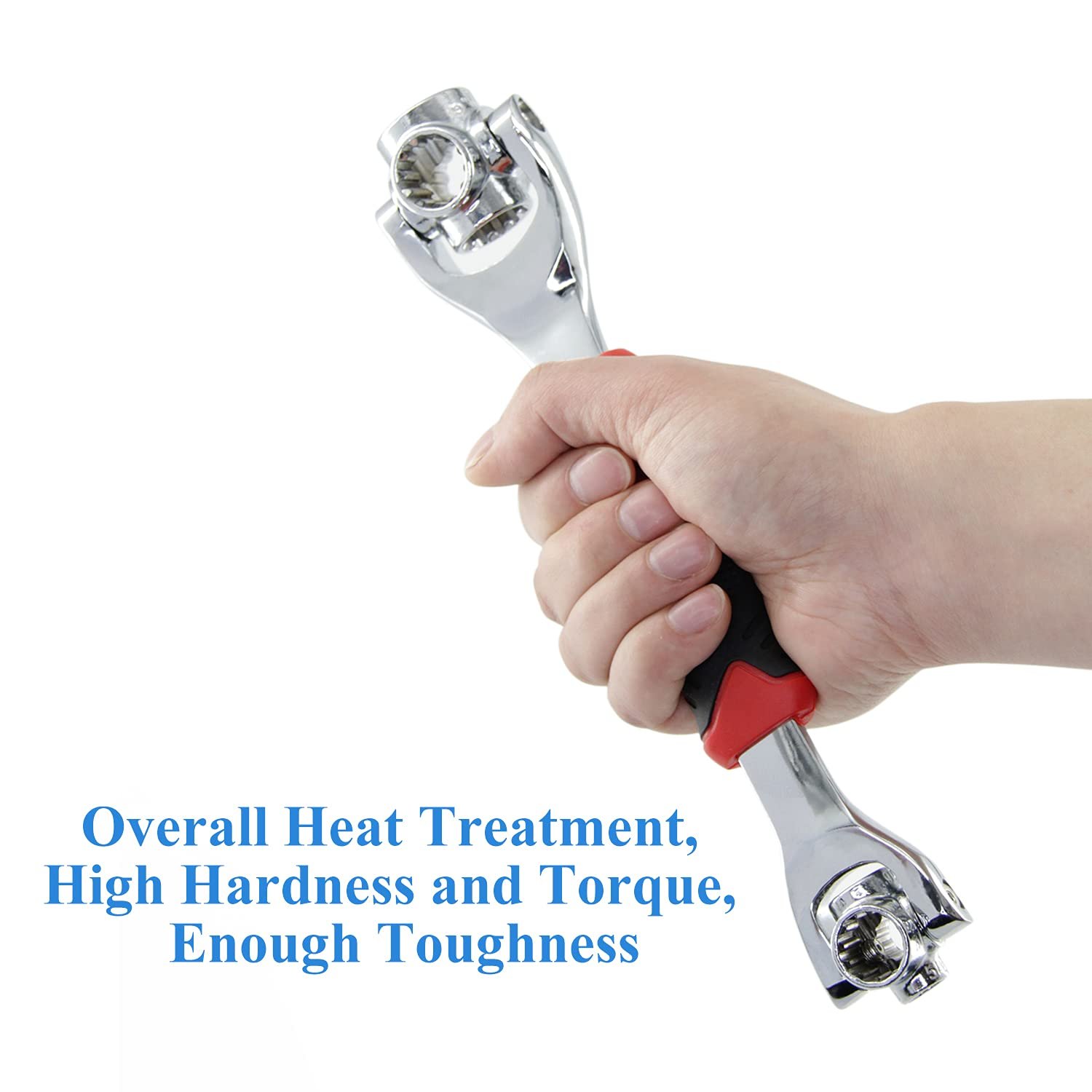 GOSWIFT 48 In 1 Universal Socket Wrench, Chrome Vanadium Steel, Multi-function Wrench Tool with 360 Degree Rotating Head Spanner Tool for Home and Car Repair - Image 4