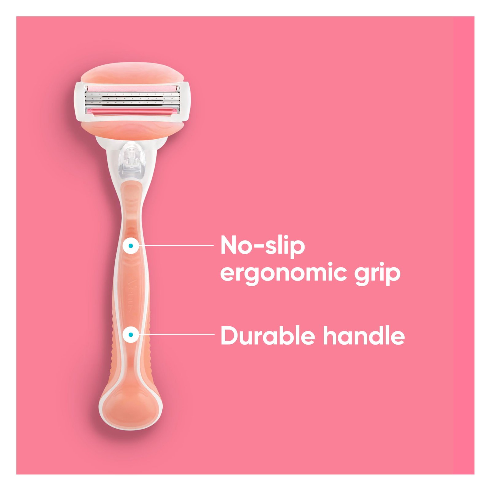 Gillette Venus ComfortGlide White Tea Women's Razor 1 Handle + 4 Blade Refills - Image 7
