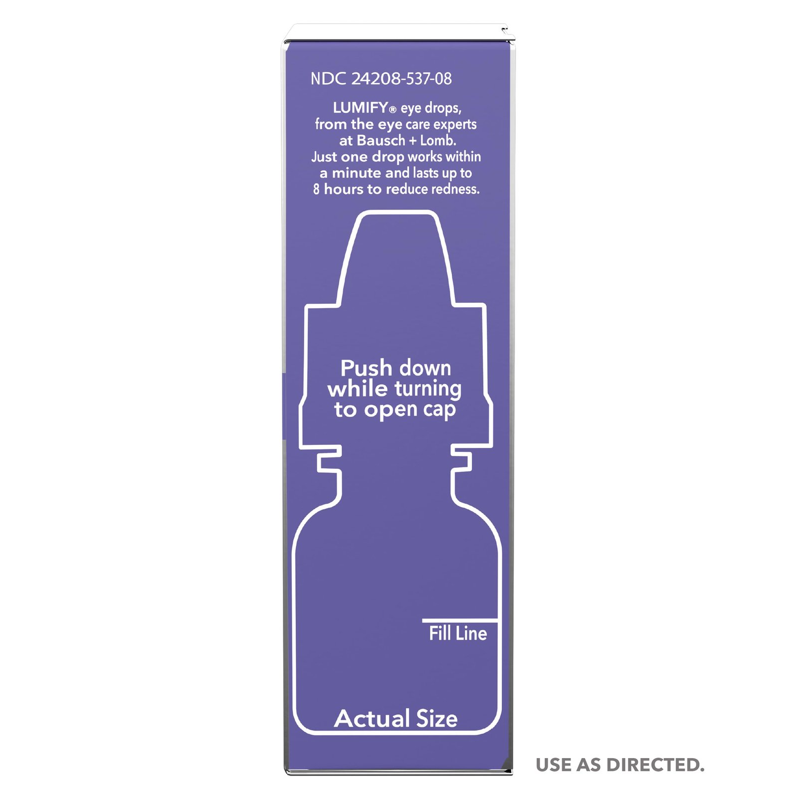 Lumify Redness Relief Eye Drops, Whiter & Brighter Looking Eyes, 0.17 oz - Image 10