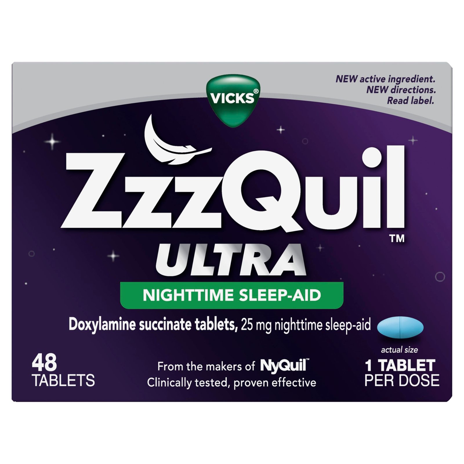 ZzzQuil, Ultra, Sleep Aid, Doxylamine Succinate 25mg, Sleep Aids for Adults, Nighttime Sleep Aid, 48 Count - Image 10