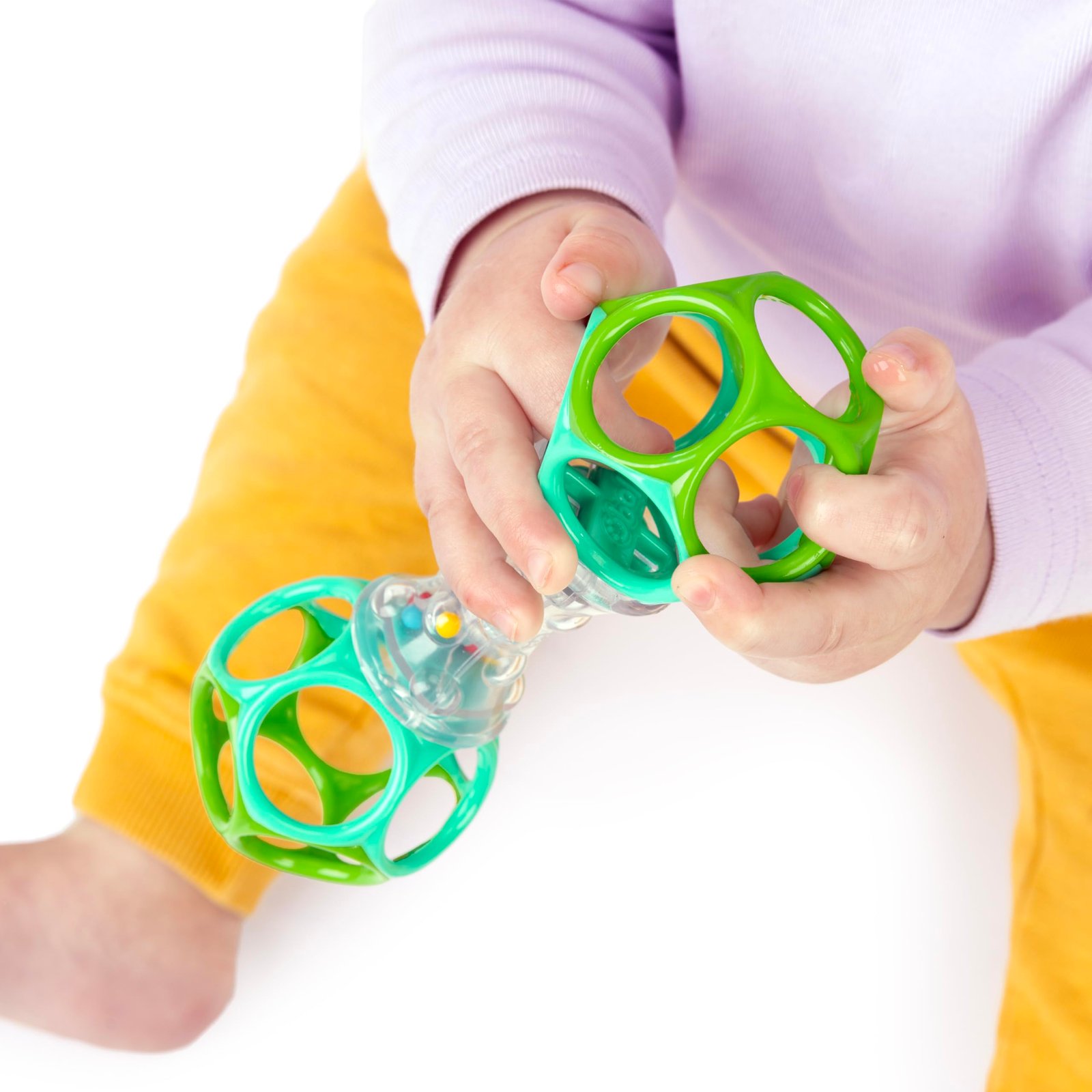 Bright Starts Oball Shaker Rattle Toy, Ages Newborn Plus - Image 4