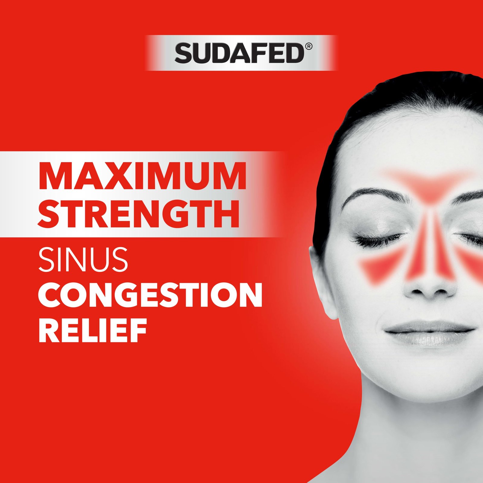 Sudafed PE Sinus Congestion Relief Tablets, 10 mg Phenylephrine HCI, 36 Ct - Image 3