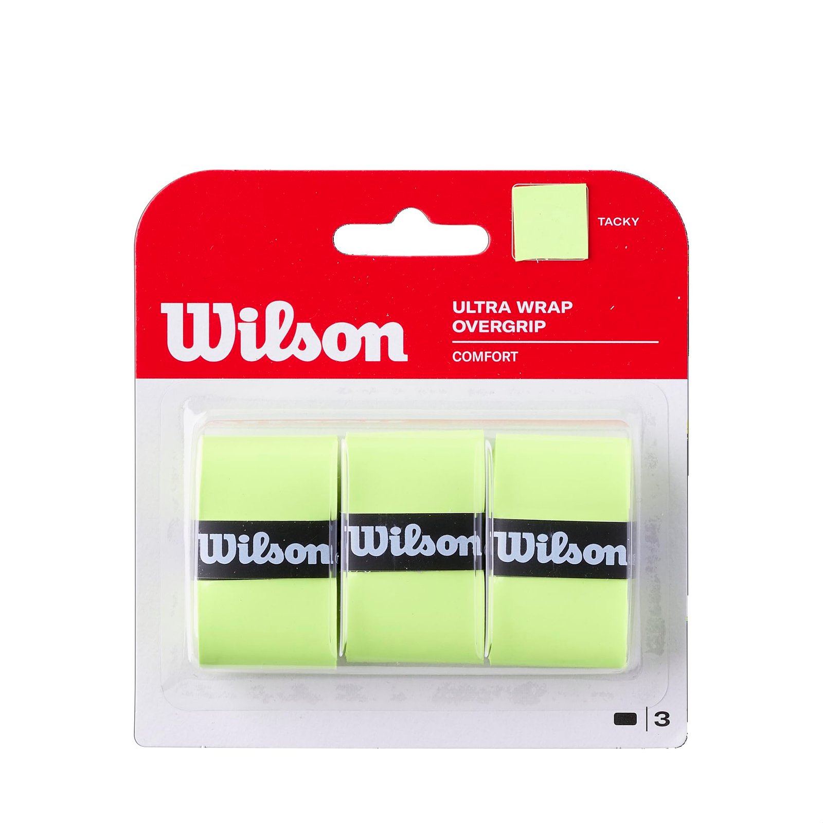 Wilson Ultra Wrap Overgrip 3 Pack-Lime Green