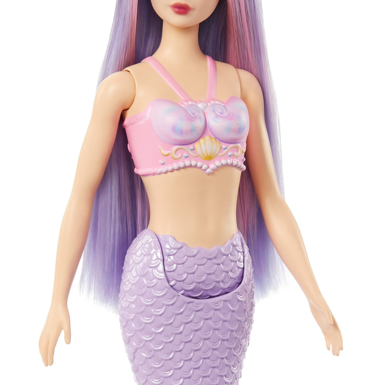 Barbie Mermaid Doll with Pink and Lilac Fantasy Hair and Accessory - Image 3