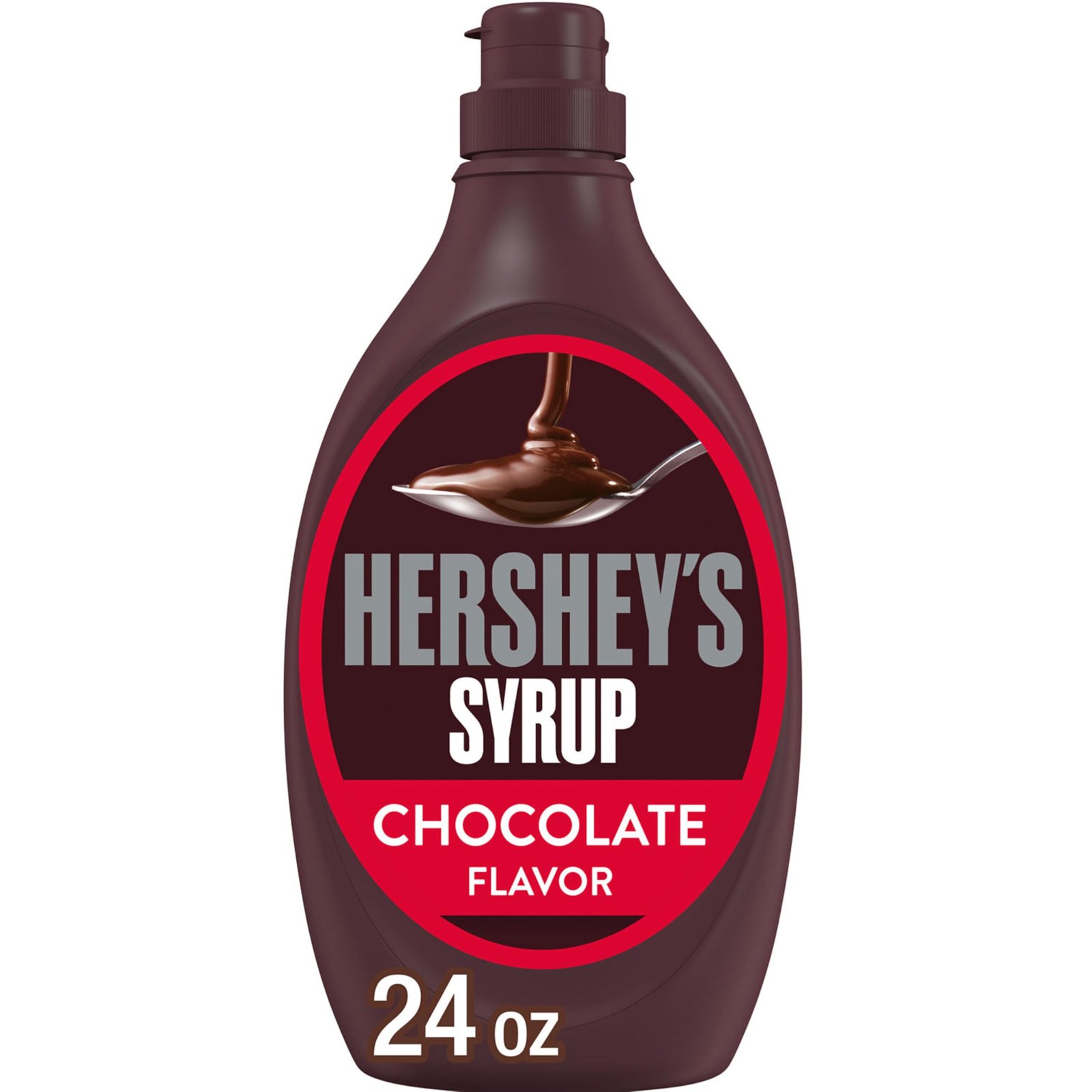 HERSHEY'S Chocolate Flavored Syrup Bottle, 24 oz