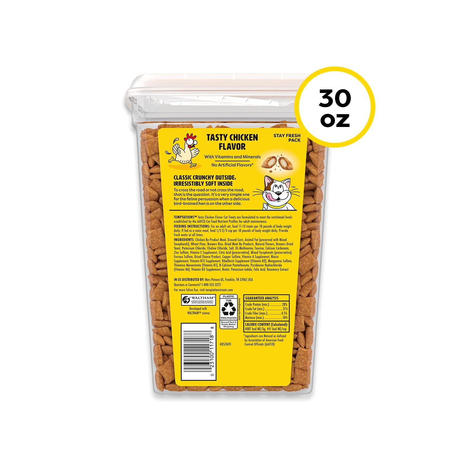 Temptations Classic Crunchy and Soft Cat Treats, Tasty Chicken, 30 oz - Image 10
