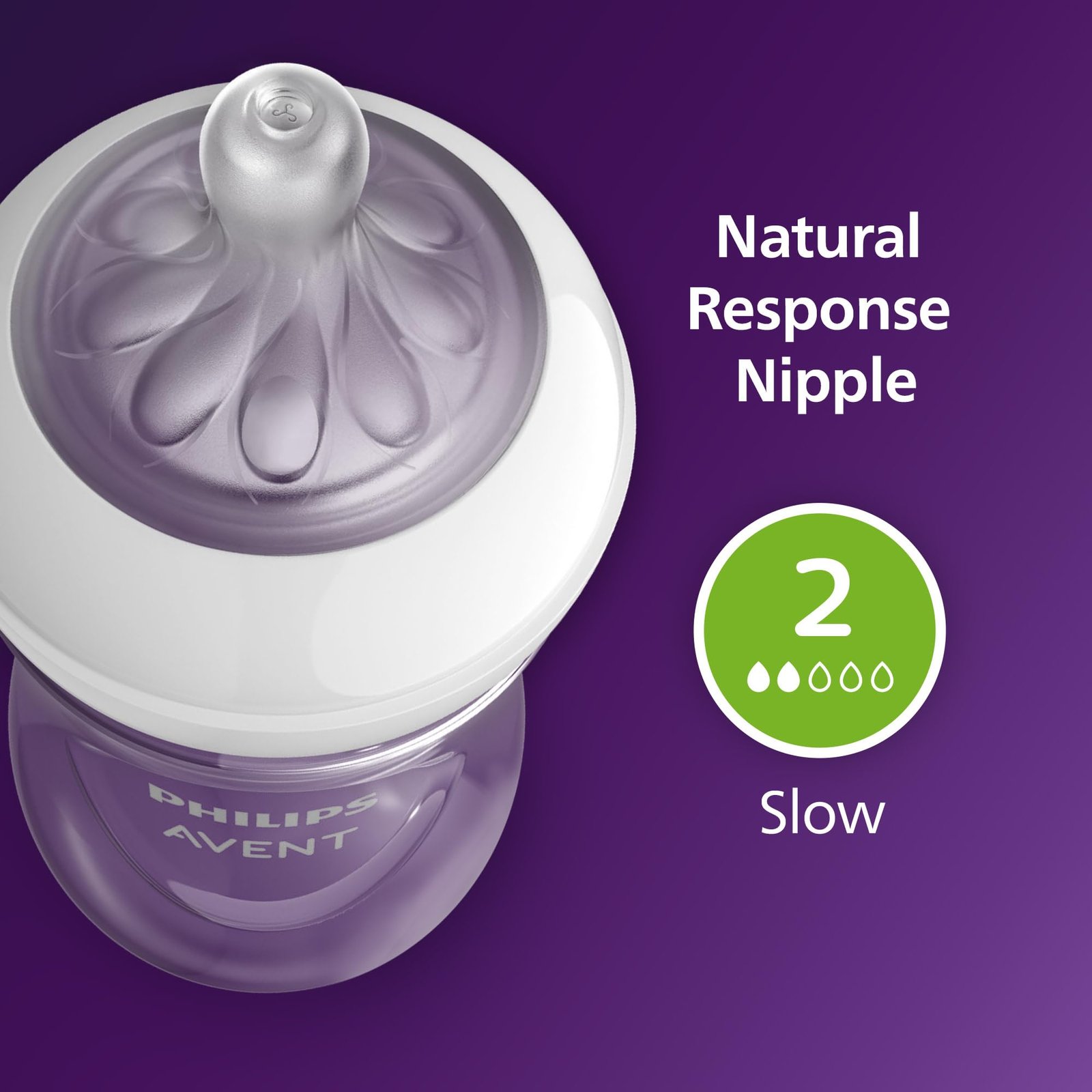 Philips Avent Natural Baby Bottles, Slow Flow, 4 oz, BPA-Free, 4-Pack - Image 7