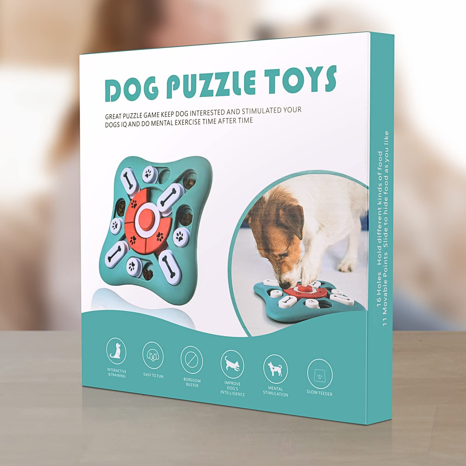 PETSTA Dog Puzzle Toys, Treat Dispensing Dog Enrichment Toys for IQ Training and Brain Stimulation, Interactive Mentally Stimulating Toys as Gifts for Puppies, Cats, Dogs - Image 7