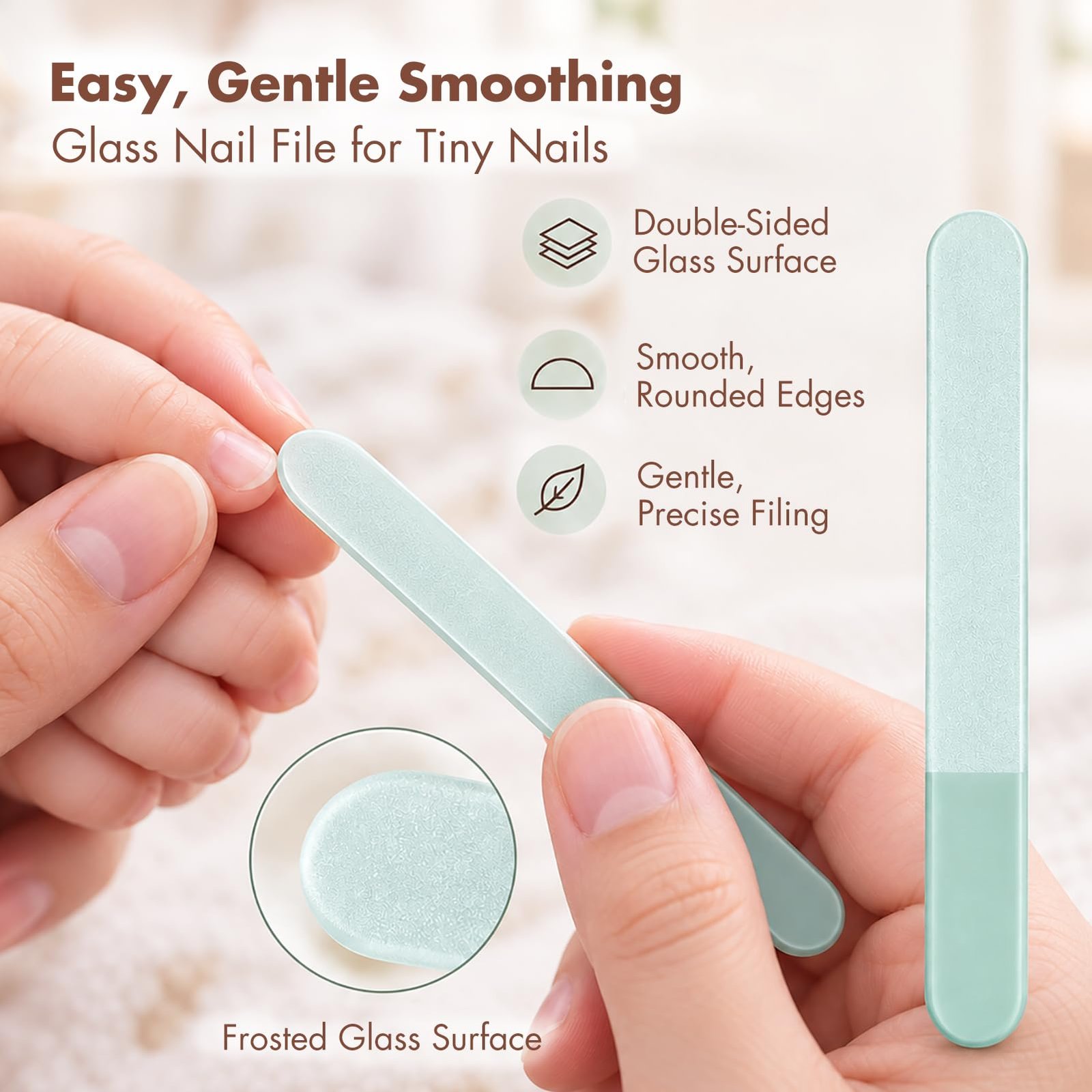 YIVEKO Baby Nail Kit, 4-in-1 Baby Nail Care Set with Cute Case, Baby Nail Clipper, Scissor, Nail File & Tweezer, Baby Manicure Kit and Pedicure kit for Newborn, Infant, Toddler, Kids-Owl Blue - Image 4