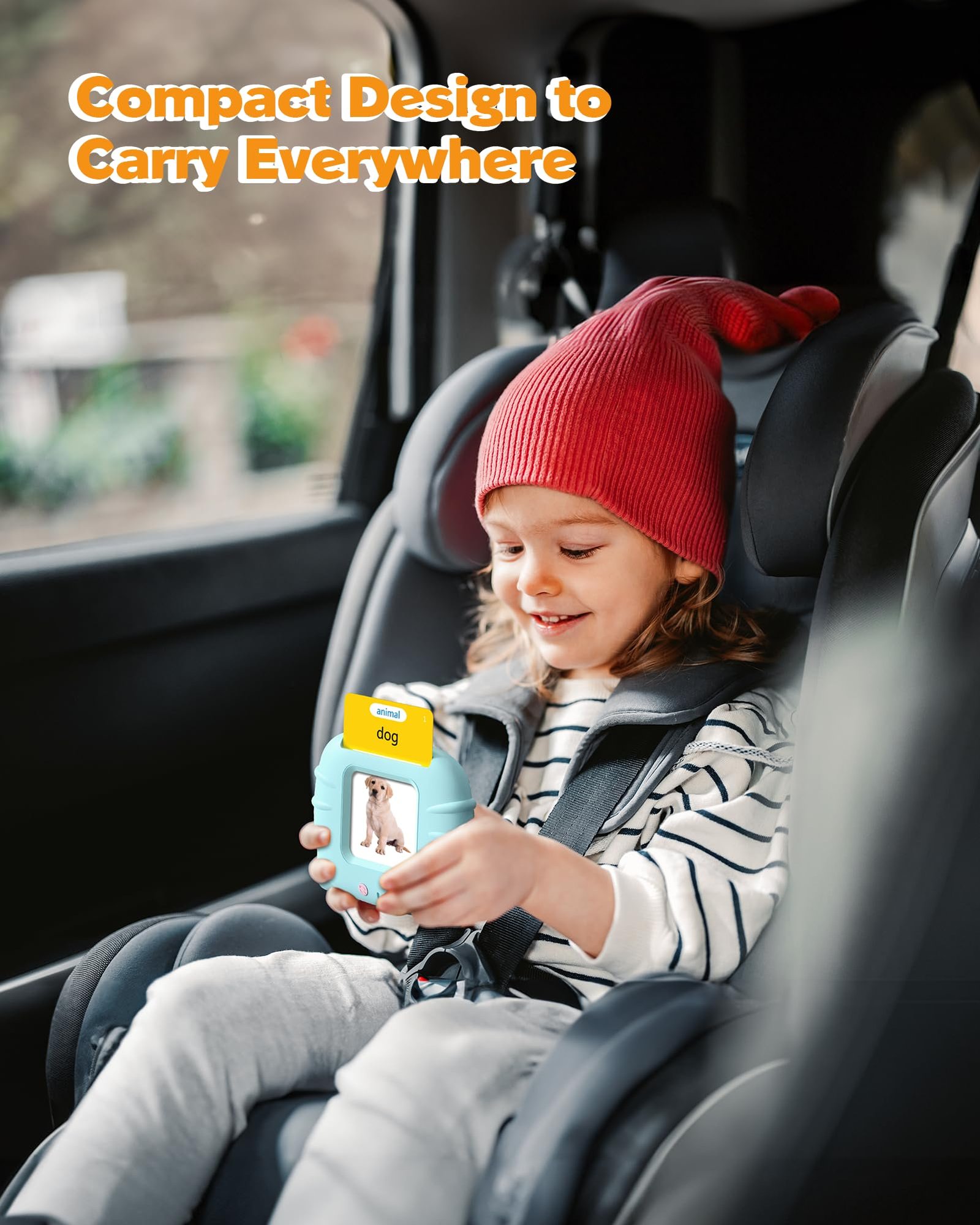 Airbition Talking Flash Cards for Toddlers Ages 1‑4,224 Words English Blue - Image 5
