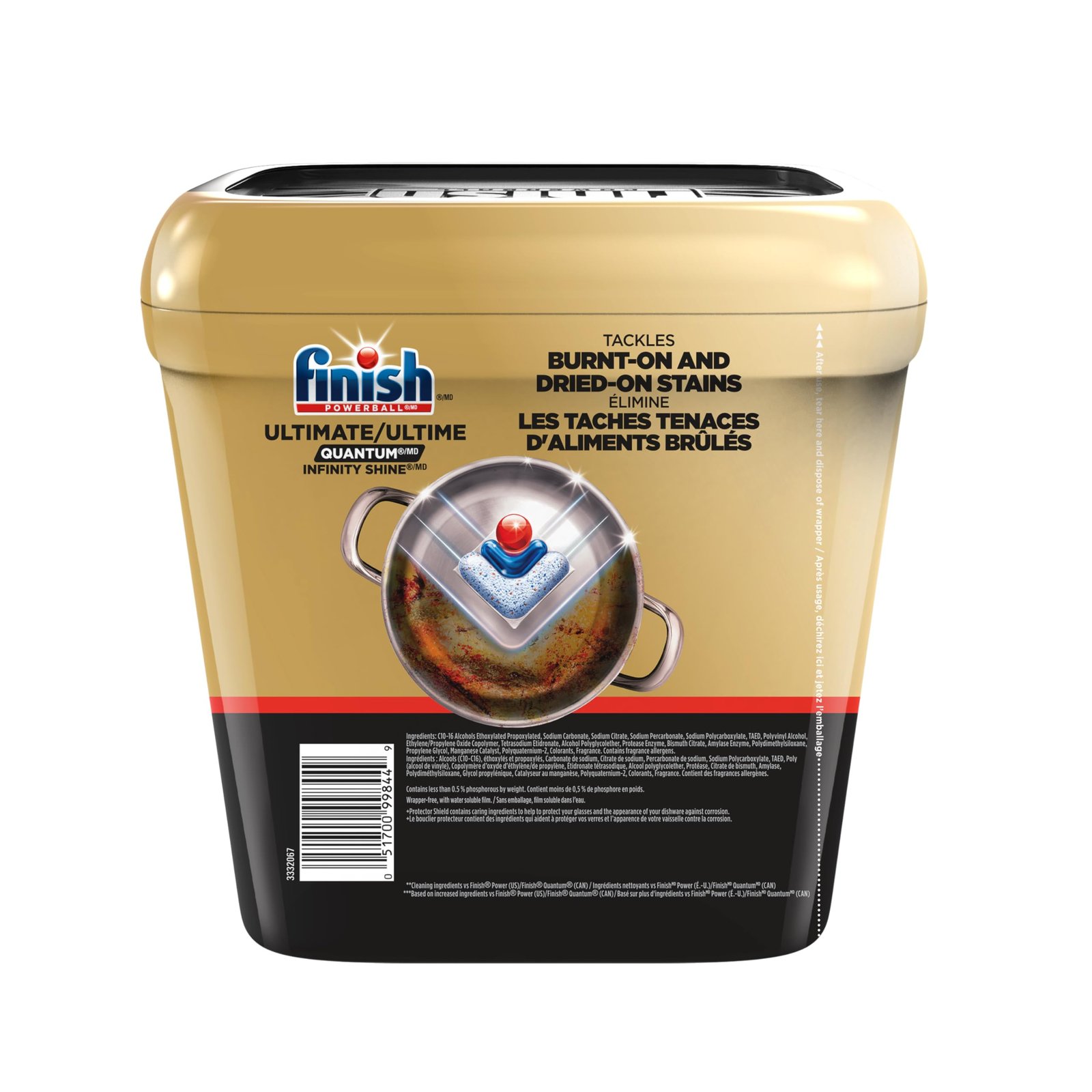 Finish Ultimate Quantum Dishwasher Pods, Infinity Shine, Fresh Scent, 62ct - Image 11
