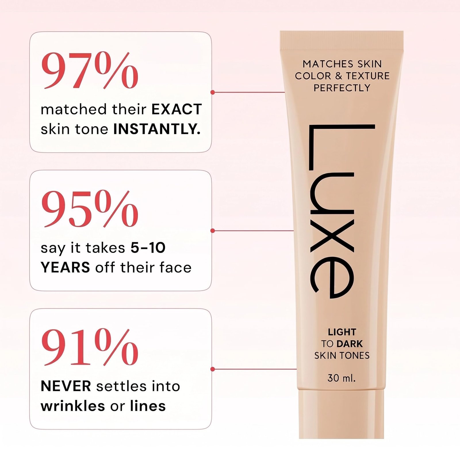 Luxe Color Changing Foundation – Medium - Image 3