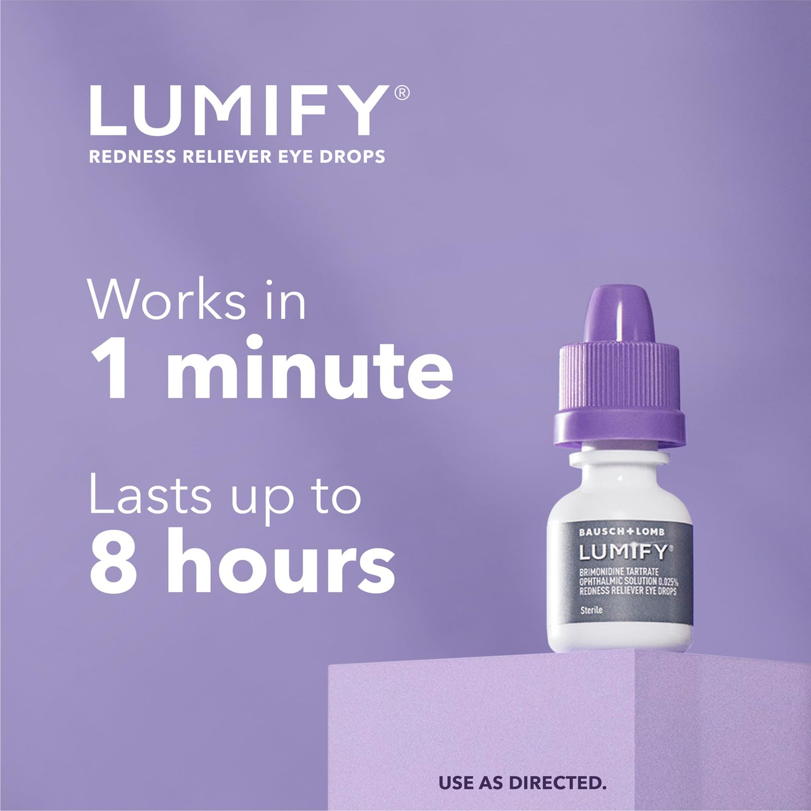 Lumify Redness Relief Eye Drops, Whiter & Brighter Looking Eyes, 0.17 oz - Image 4