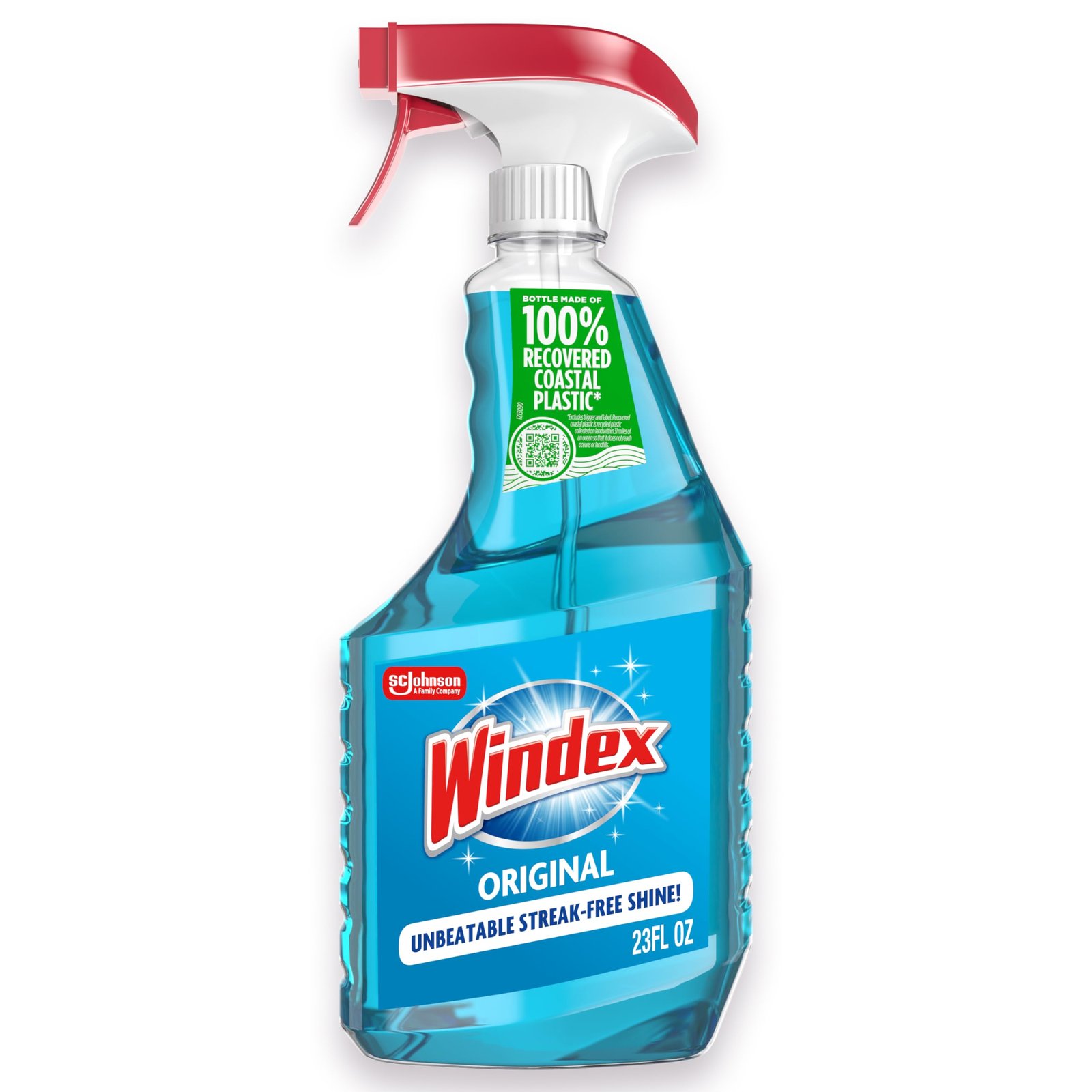 Windex Glass & Window Cleaner Spray Bottle, Original, 23 oz