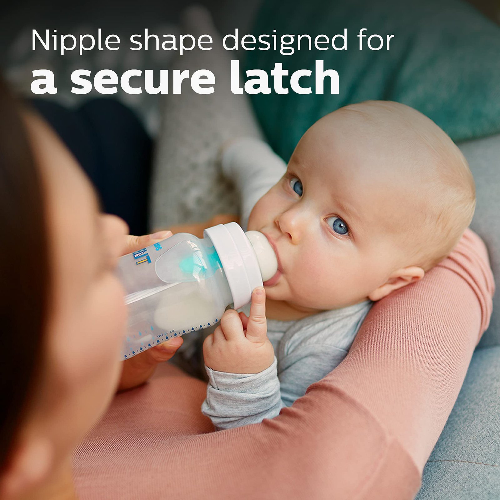 Philips Avent Anti-Colic Baby Bottle with AirFree Vent, Medium Flow, 9 oz - Image 5