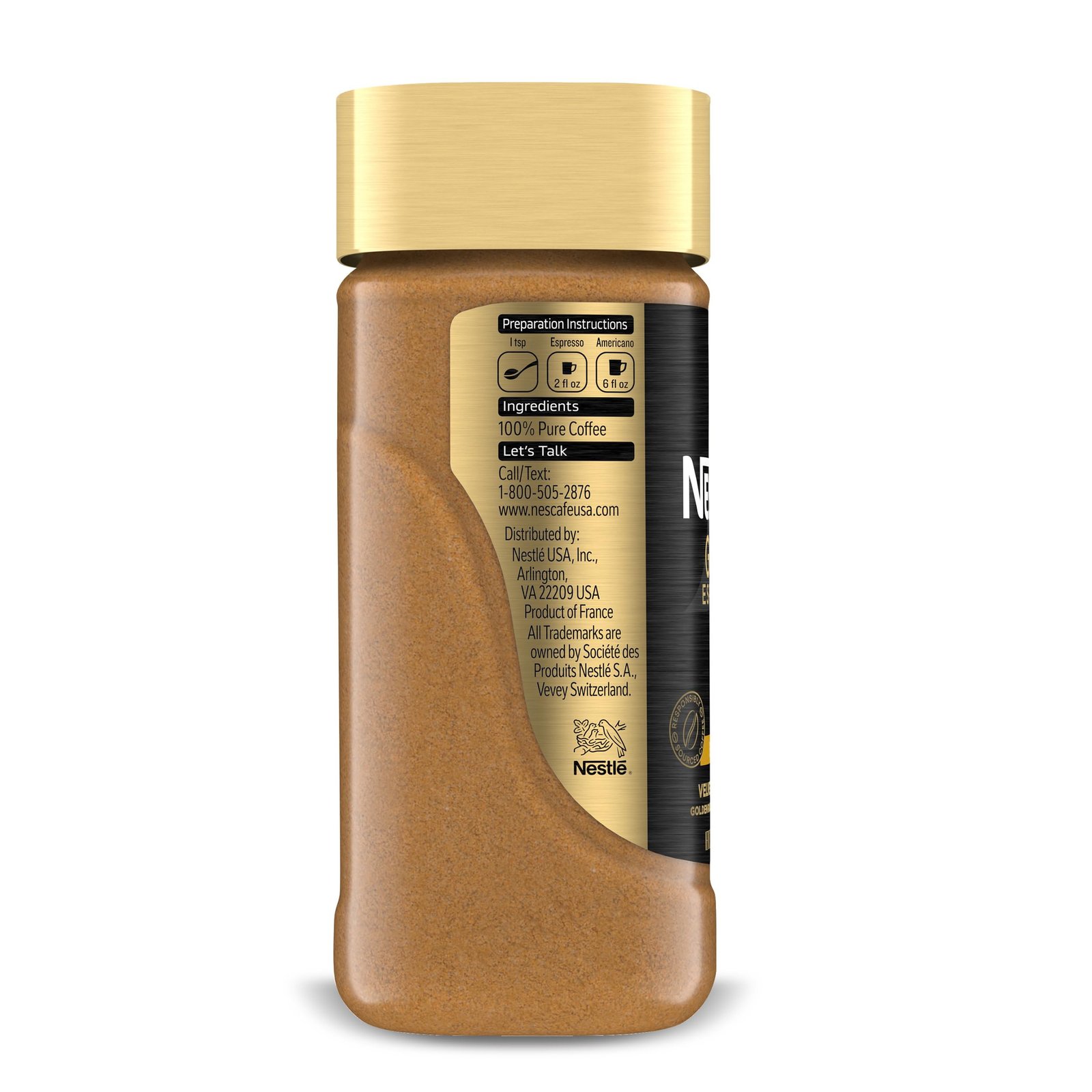 NESCAFÉ Gold Espresso Blonde Instant Coffee, 3.5 oz Jar - Image 7