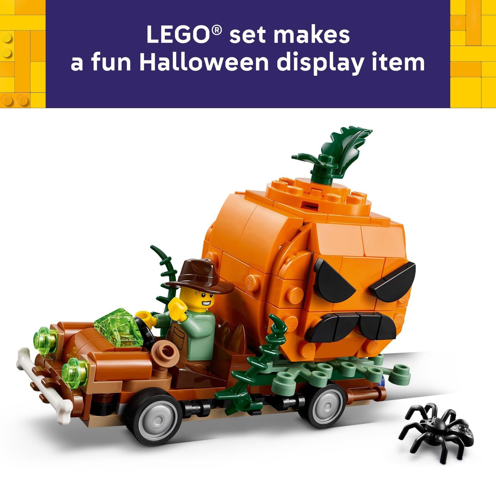 LEGO Jack-O'-Lantern Pickup Truck 40822 - Image 3