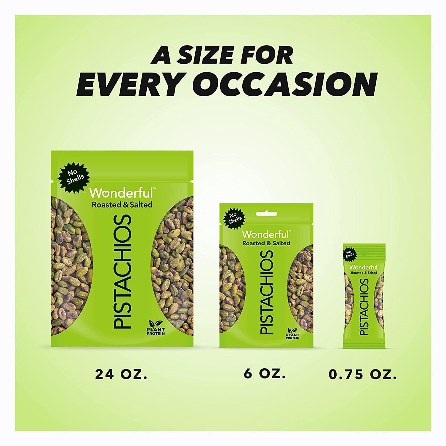 Wonderful Pistachios No Shells, Roasted & Salted Nuts, 24 Ounce Bag - Image 8