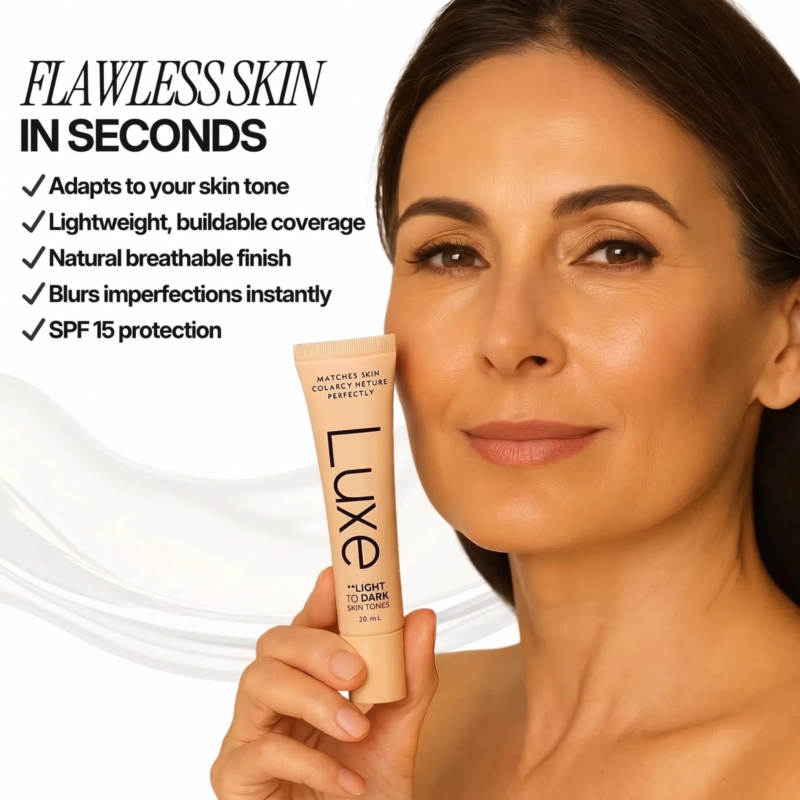 Luxe Color Changing Foundation – Medium - Image 9