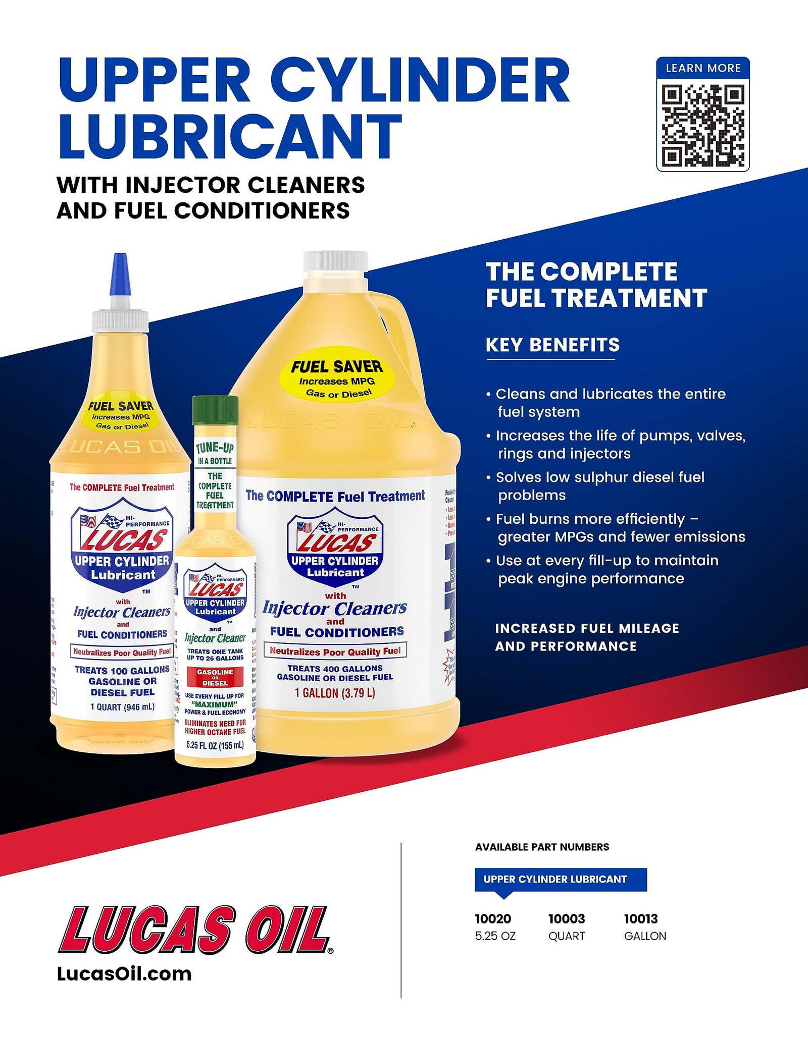 Lucas Oil 10020 Upper Cylinder Lube/Fuel Treatment - 5.25 fl oz. - Image 7