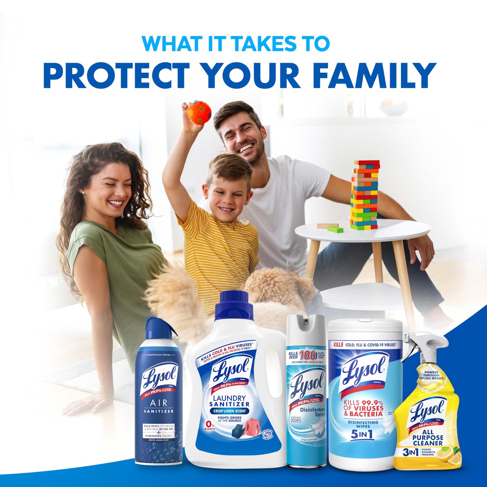 Lysol Disinfecting Wipes, Multi-Surface Cleaner, Crisp Linen, 80 ct. - Image 8