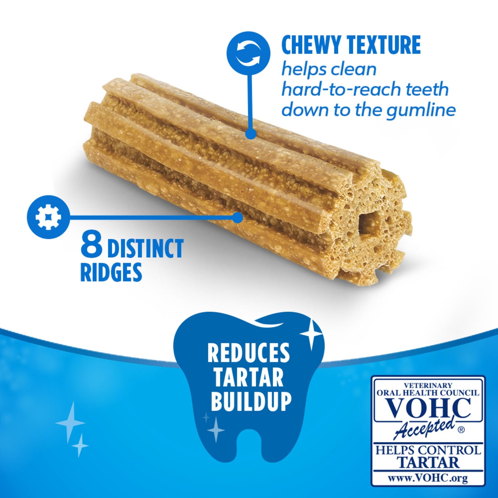 Dentalife Purina Daily Dental Chews for Large Dogs, 18 ct Pouch - Image 3