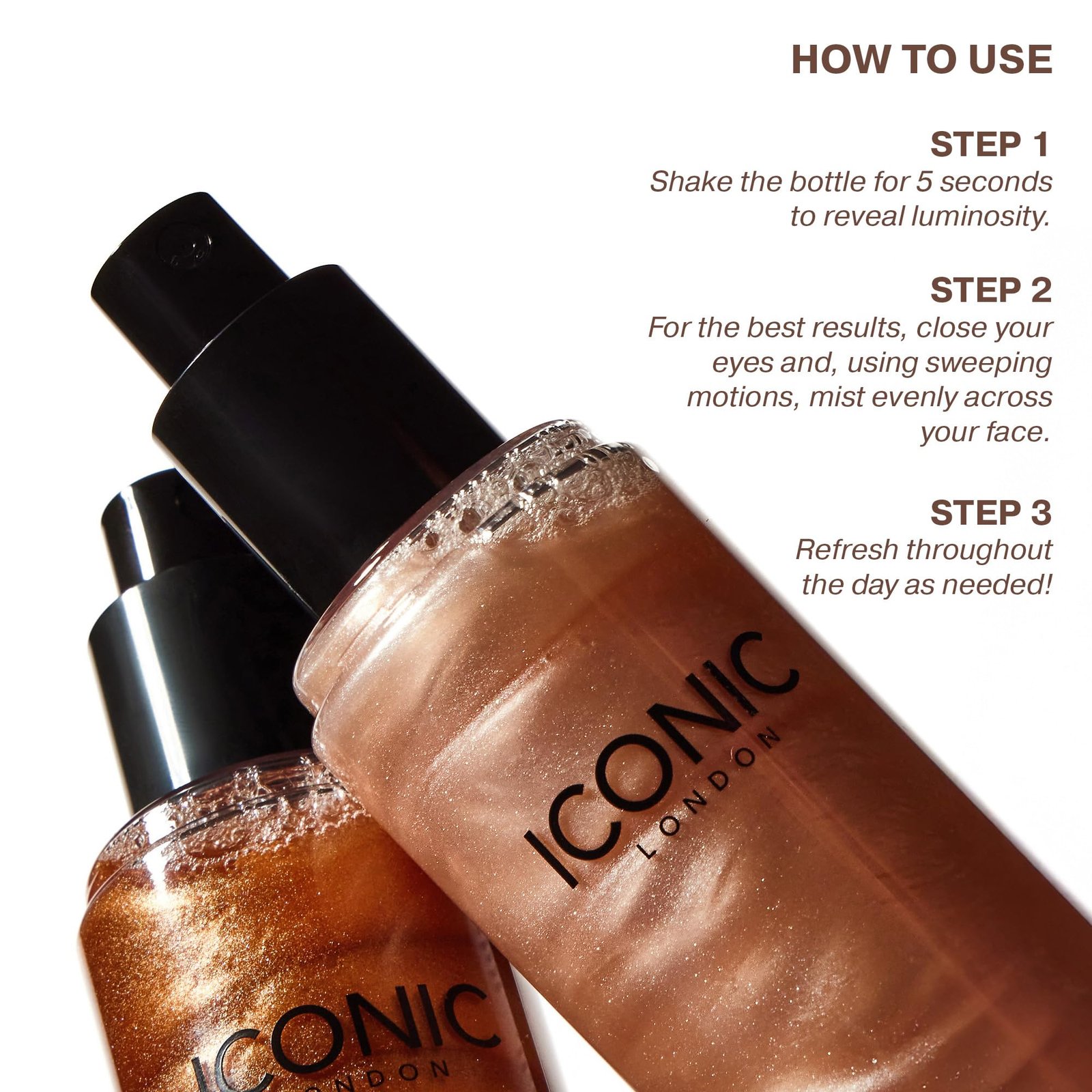 ICONIC LONDON Prep-Set-Glow Makeup Setting Spray | Original, 4.22 Fl Oz - Image 5