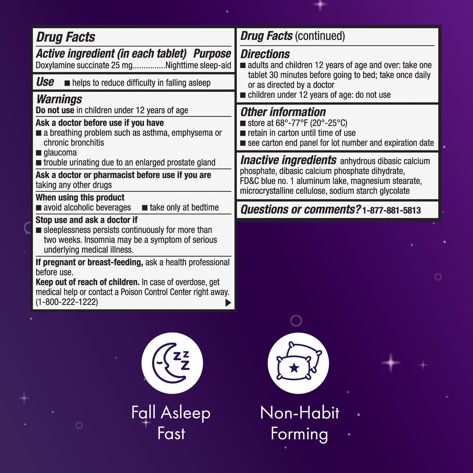 ZzzQuil, Ultra, Sleep Aid, Doxylamine Succinate 25mg, Sleep Aids for Adults, Nighttime Sleep Aid, 48 Count - Image 8