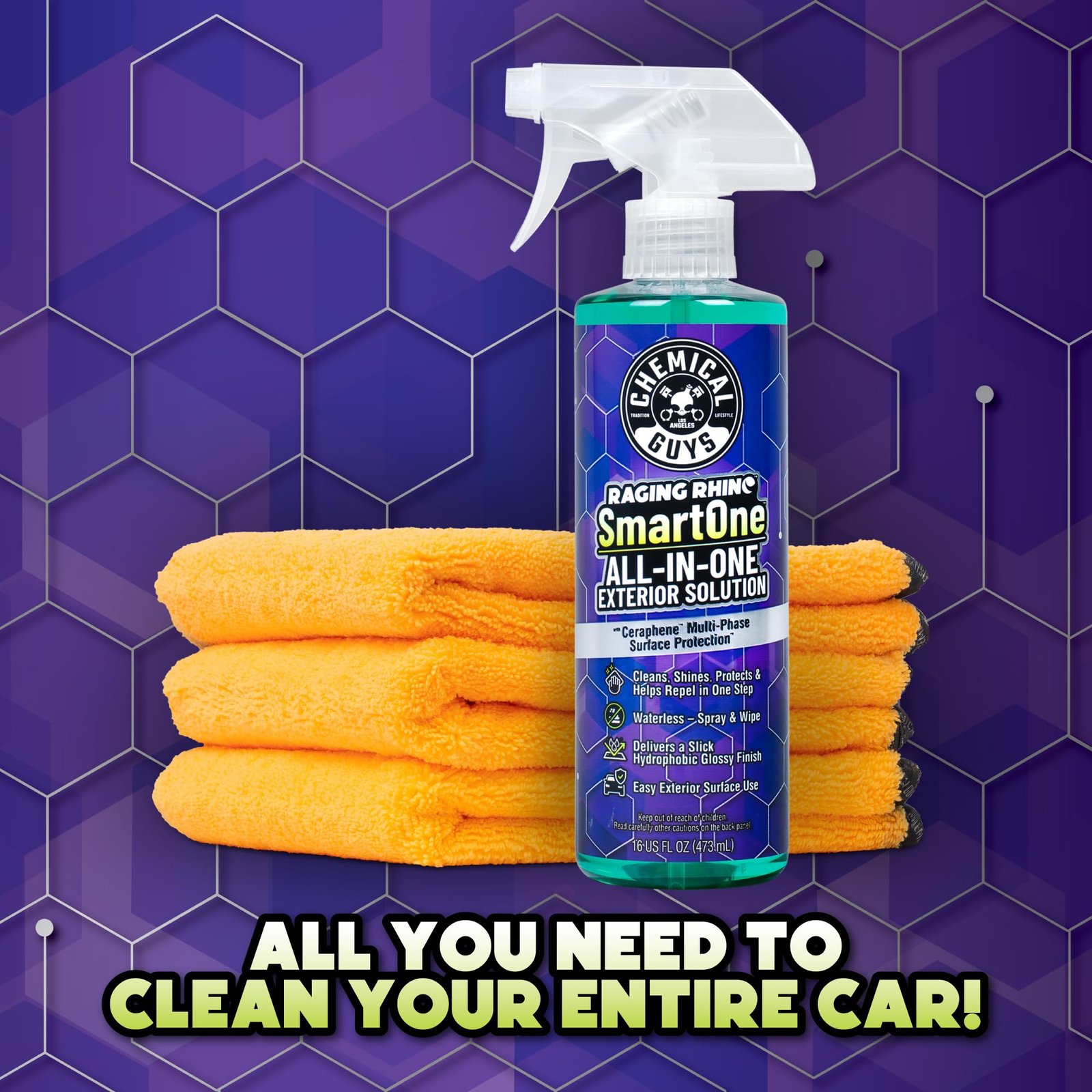 Chemical Guys, Raging Rhino All-in-One Exterior Detailer Spray, 20 oz - Image 9