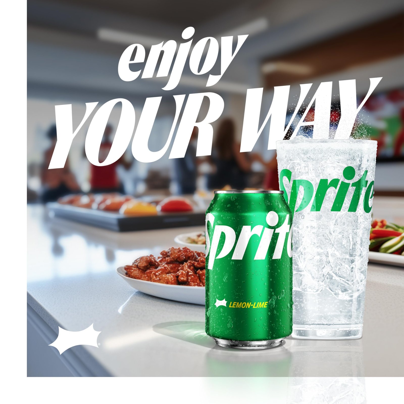 Sprite Lemon-Lime Caffeine-Free Soda Soft Drink Cans, 12 fl oz, 12 Pack - Image 3