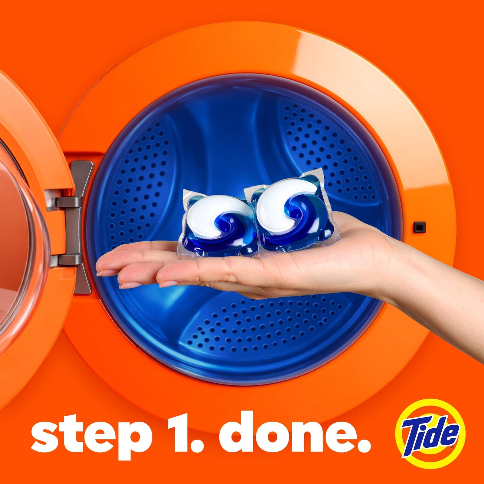 Tide PODS laundry detergent pacs, 3-in-1 Stain Remover, Odor Fighter, Color Protector, 112 Count, HE compatible, Spring Meadow Scent - Image 5