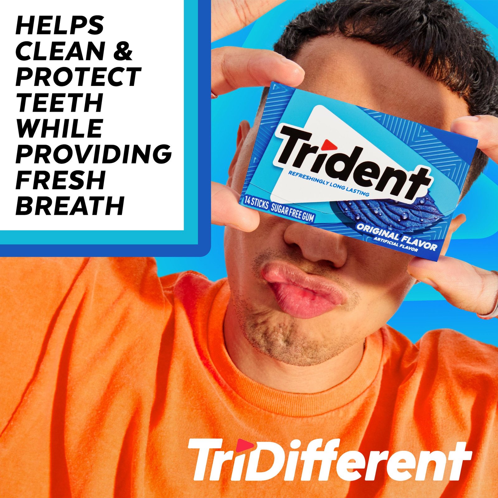 Trident Original Sugar Free Gum, 12 Packs of 14 Pieces (168 Total Pieces) - Image 6