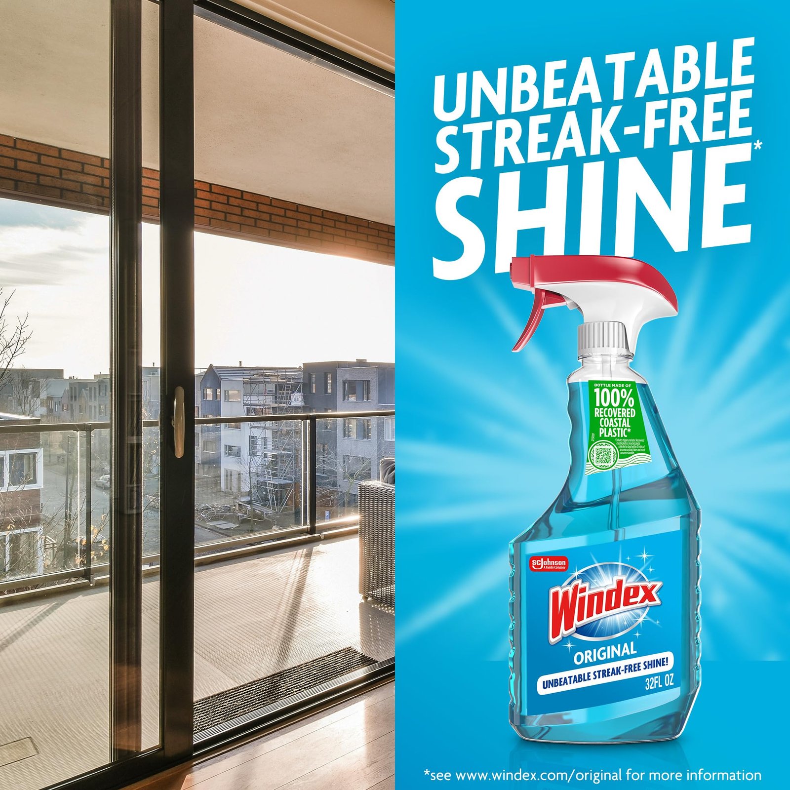 Windex Glass & Window Cleaner Spray Bottle, Original, 23 oz - Image 6
