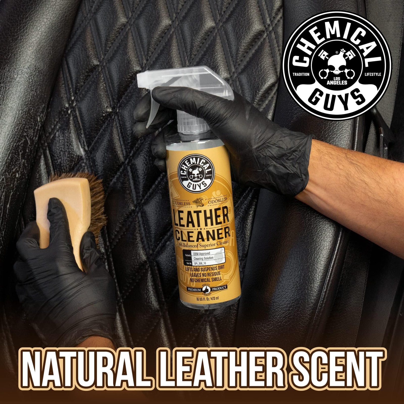 Chemical Guys, Leather Cleaner & Conditioner Kit, Travel Size, 2 x 4 oz - Image 8