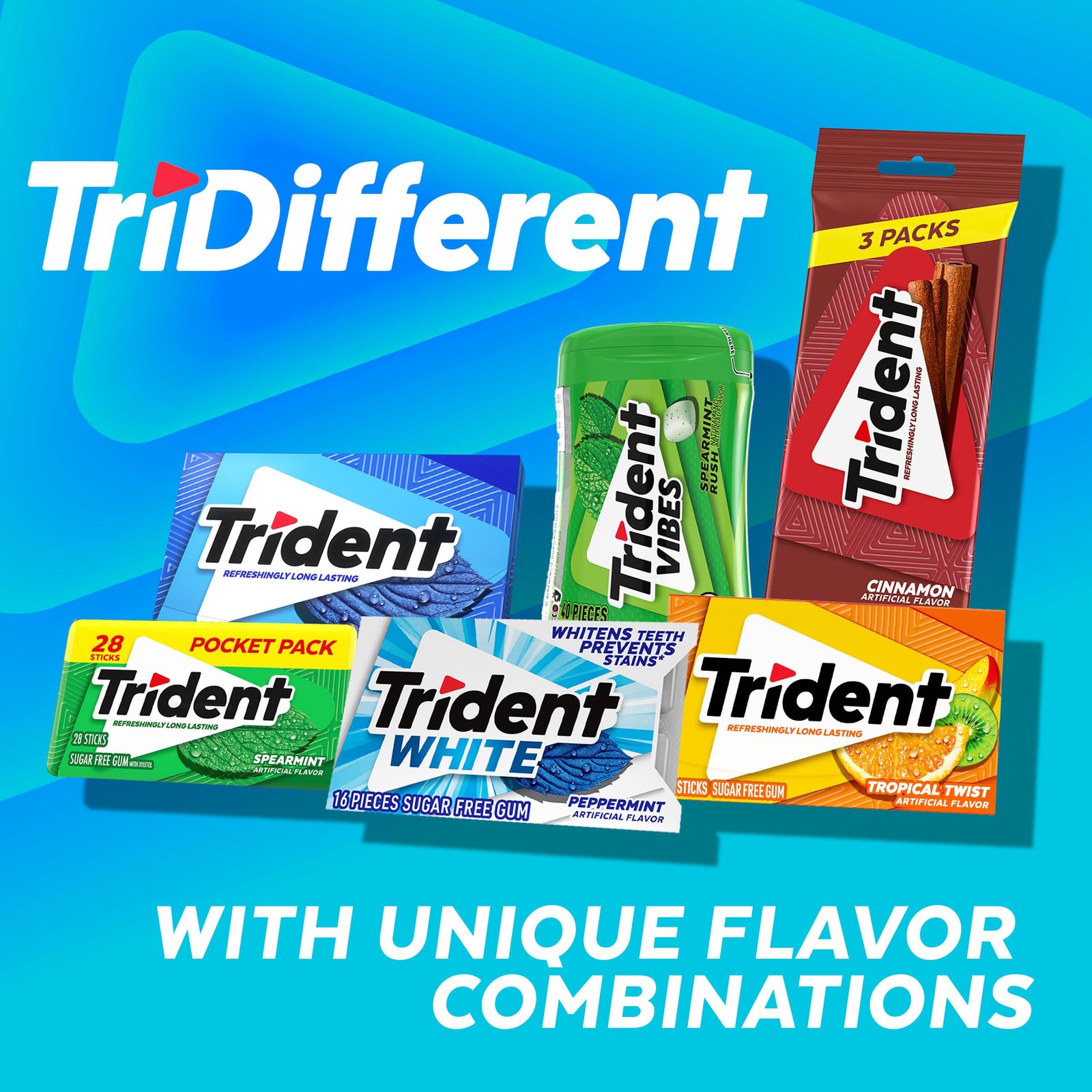 Trident Original Sugar Free Gum, 12 Packs of 14 Pieces (168 Total Pieces) - Image 7