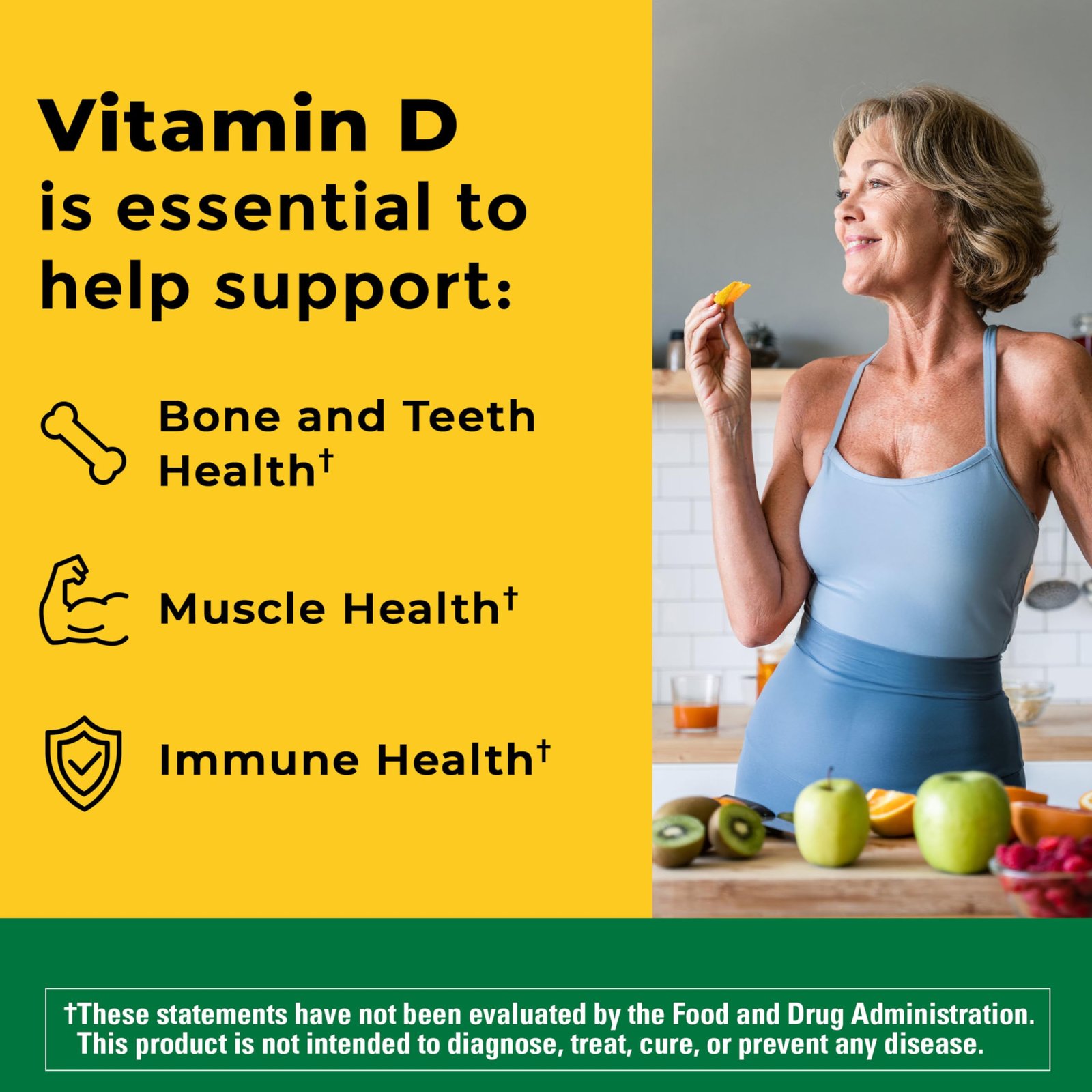 Nature Made Vitamin D3 1000 IU (25 mcg), 300 Vitamin D Softgels - Image 2