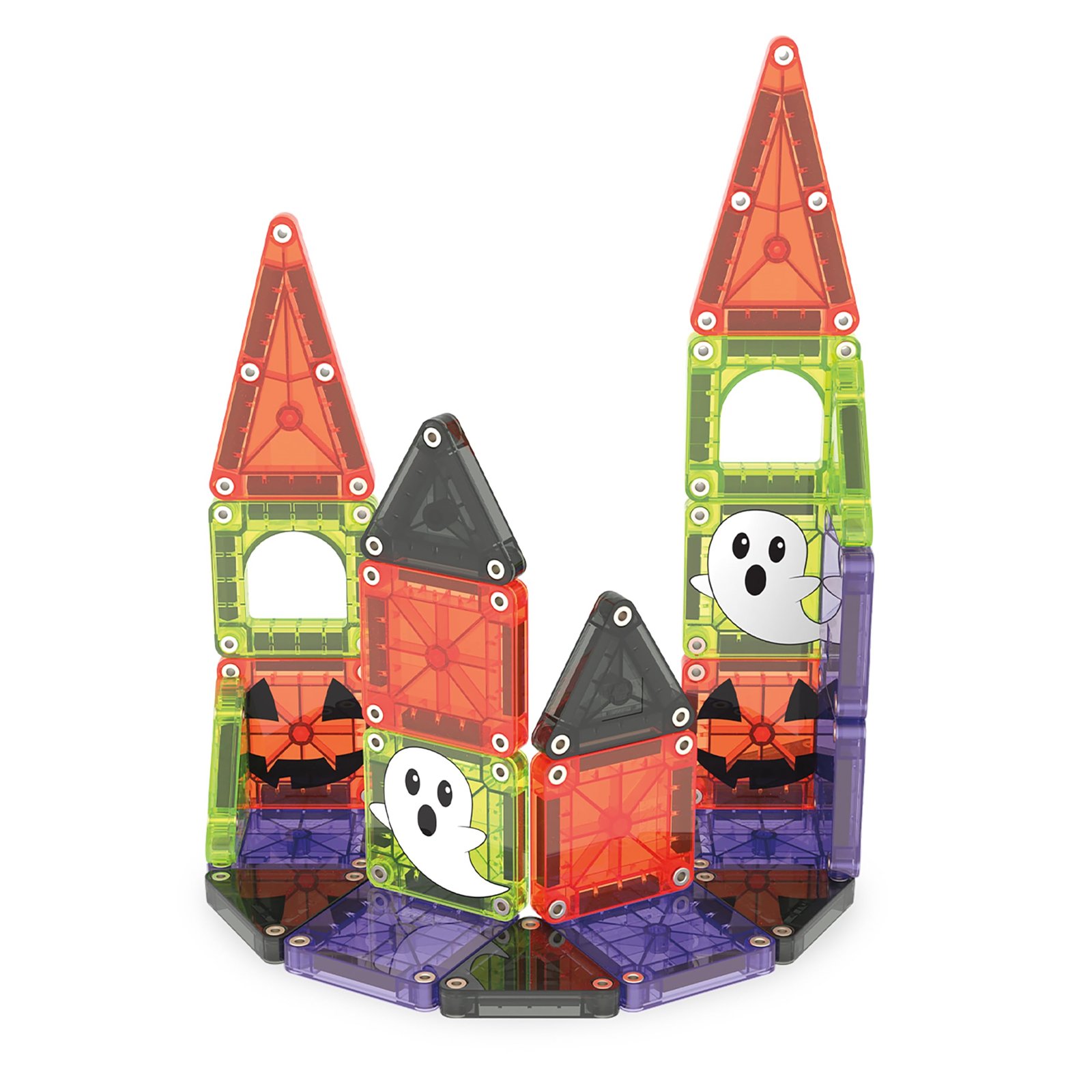 MAGNA-TILES microMAGS 24-Piece Spooky Travel Set, The Original Magnetic Building Brand - Image 5