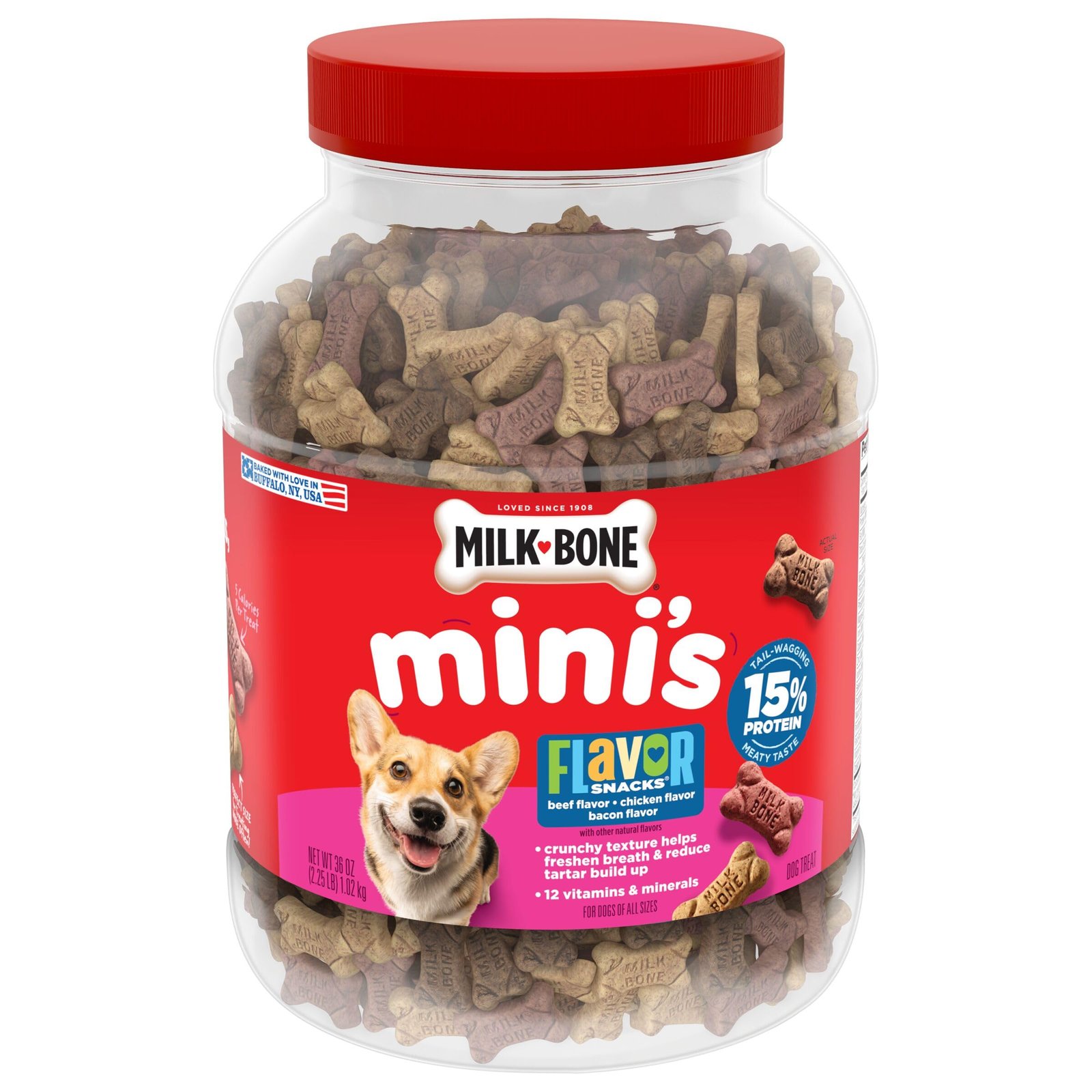 Milk-Bone Flavor Snacks Mini’s Dog Treats, 36 Oz. - Image 9