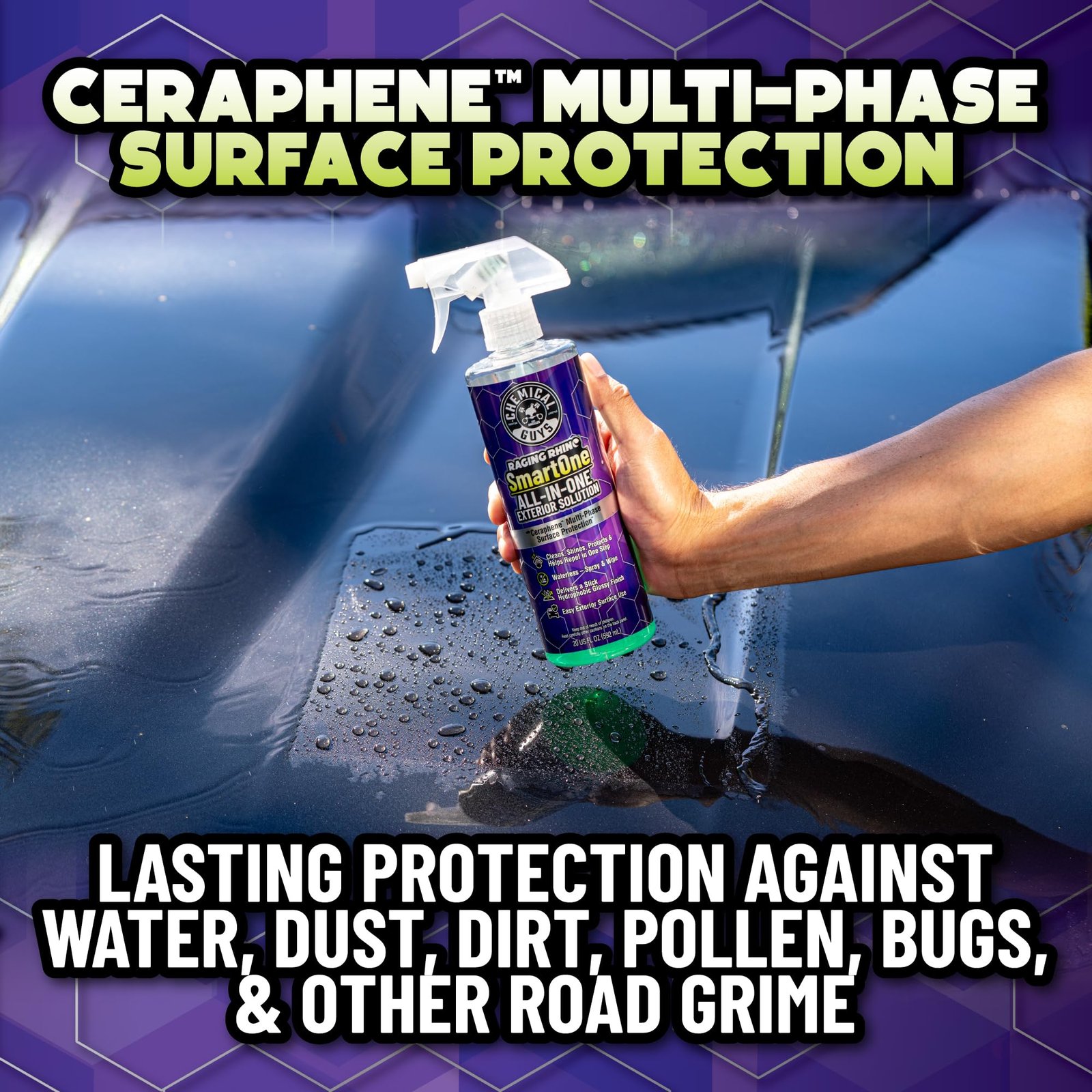 Chemical Guys, Raging Rhino All-in-One Exterior Detailer Spray, 20 oz - Image 4
