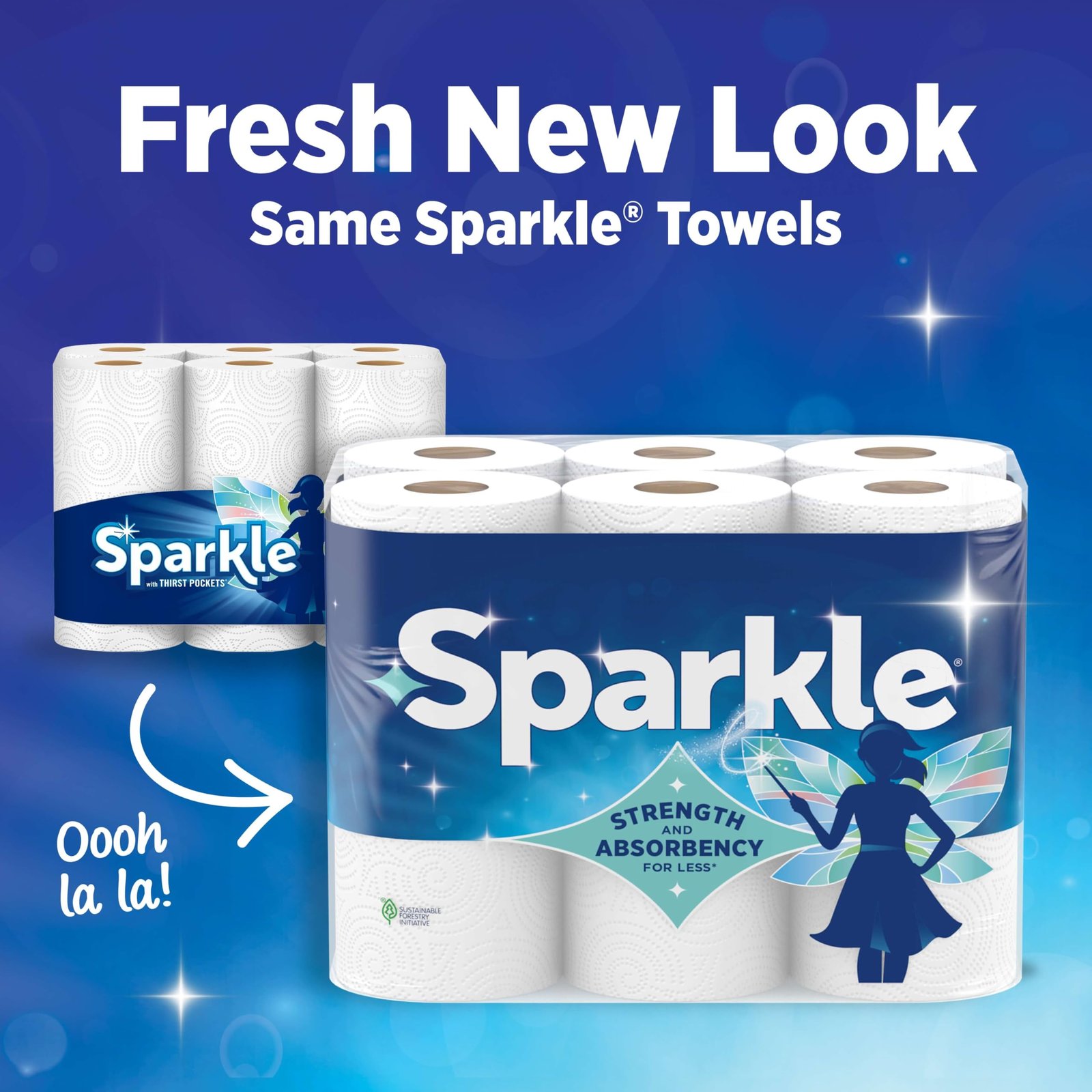 Sparkle Pick-A-Size Kitchen Paper Towels, 6 Double Rolls, 660 Sheets - Image 4