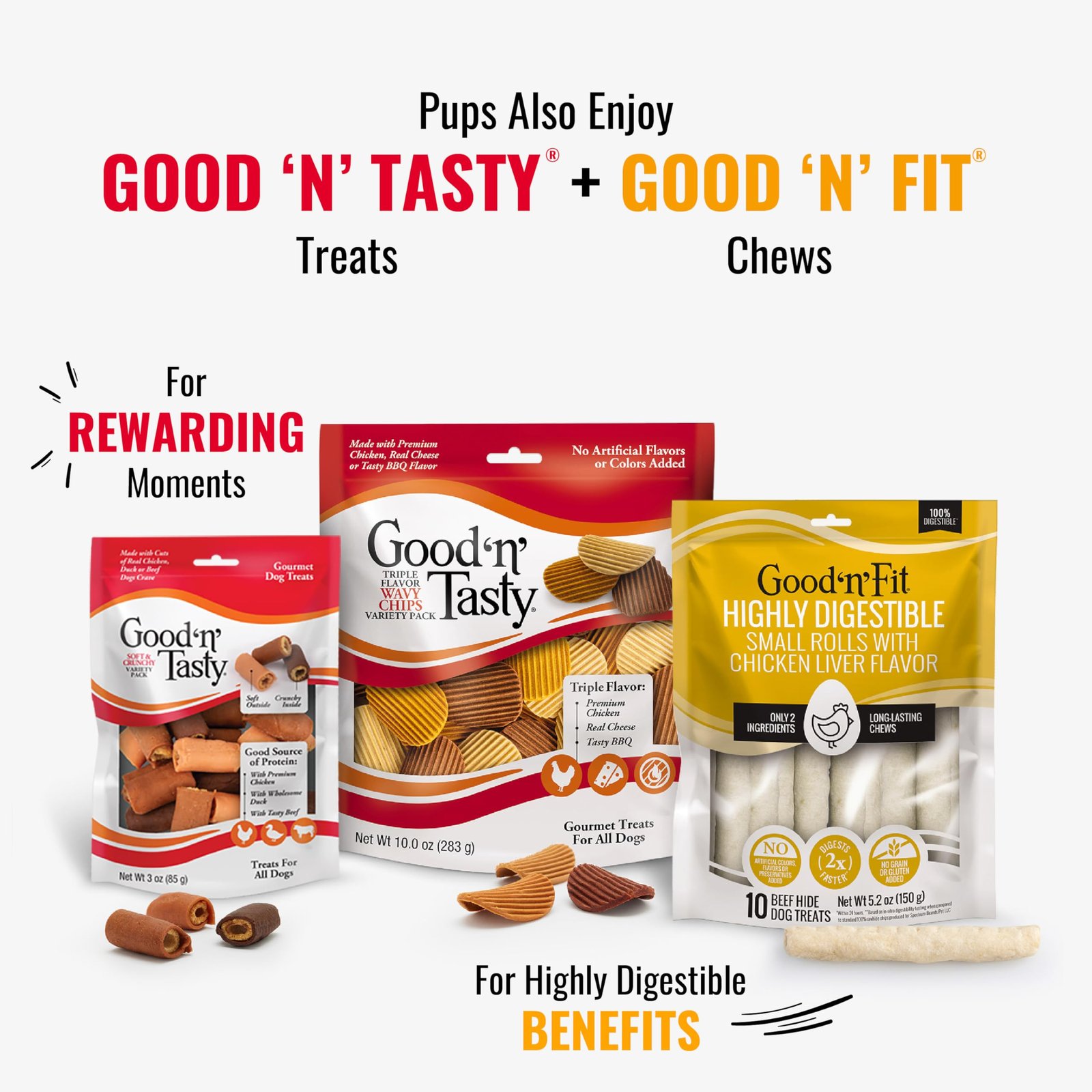 Good 'n' Fun Kabobs Long-Lasting Dog Treat Made With Real Protein, 24 oz - Image 11