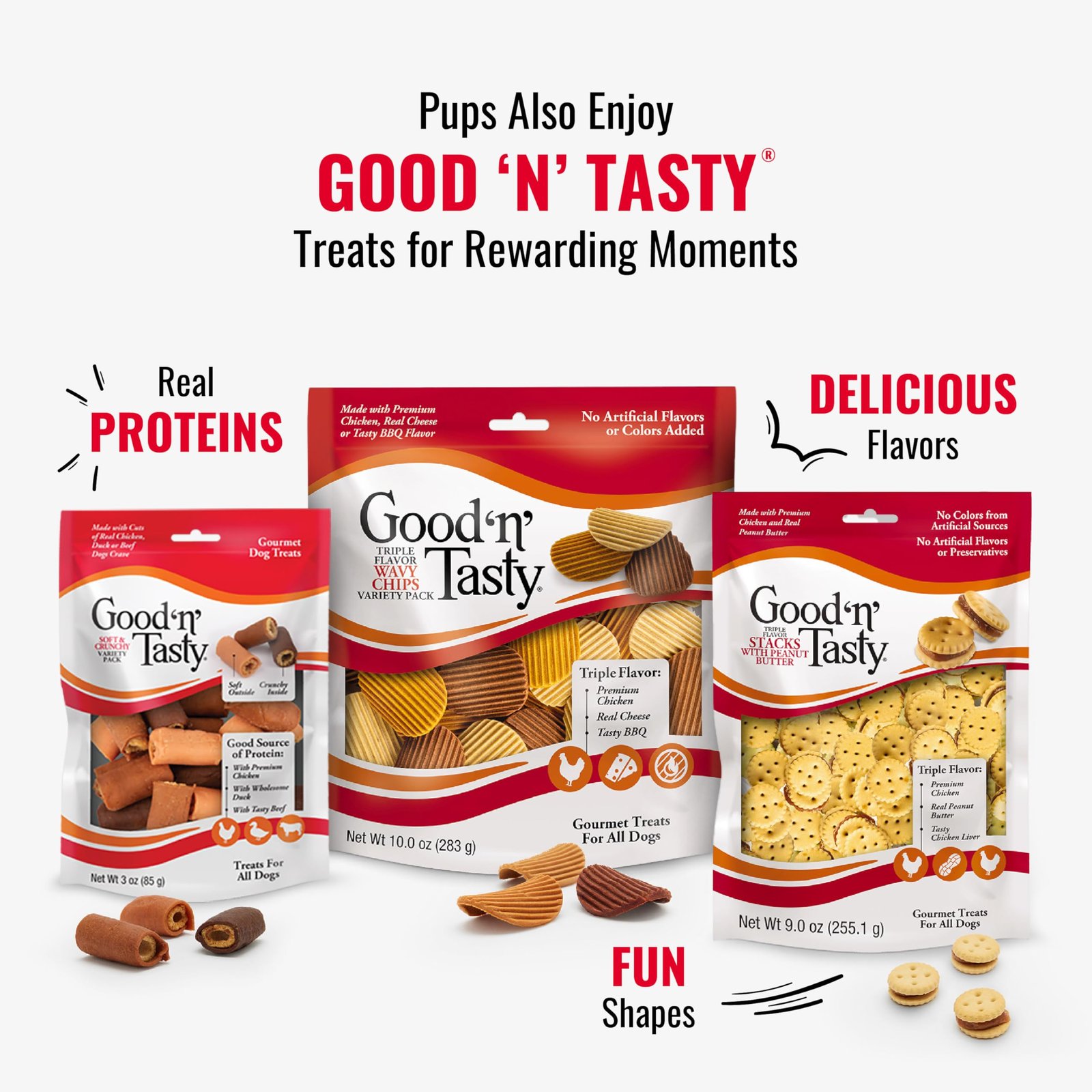 Good 'n' Fun Kabobs Long-Lasting Dog Treat Made With Real Protein, 24 oz - Image 10
